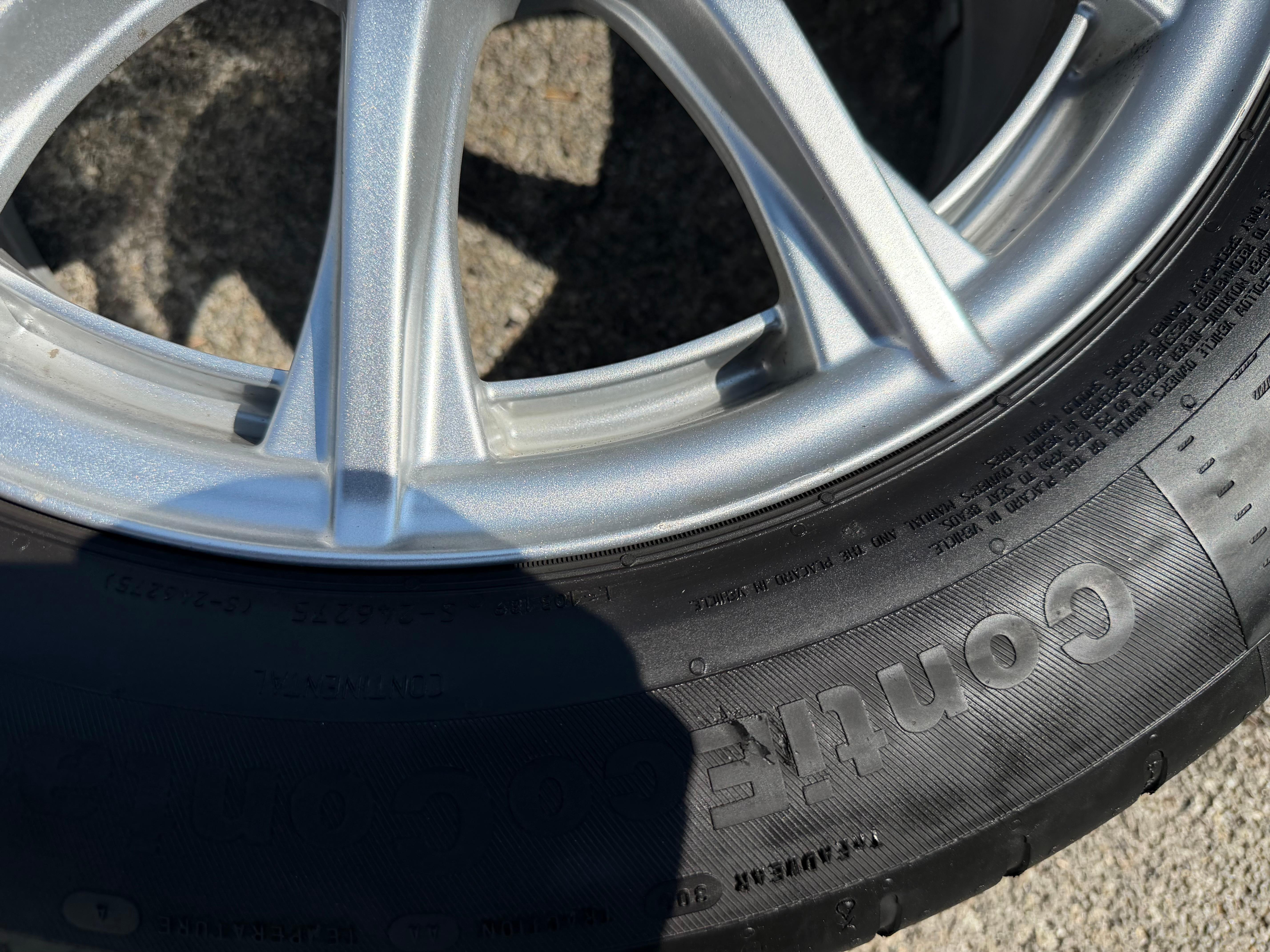 4 ruedas de verano originales de aluminio Mercedes Clase C W205 205 A2054012400 2022 RDKS