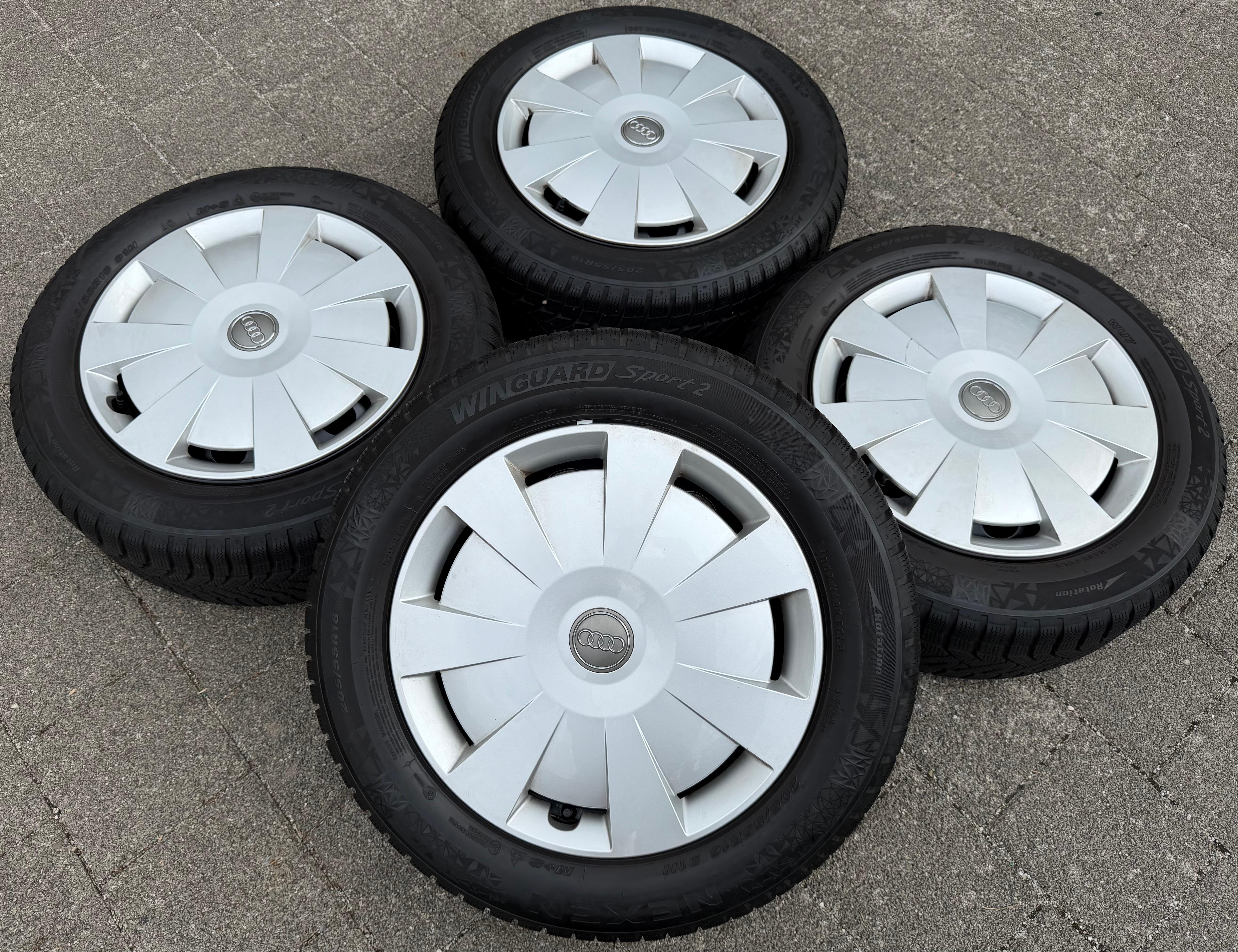 4 Winterräder Audi A3 8V Sportback Cabrio  205/55R16 91H Nexen 8V0601027A 2021