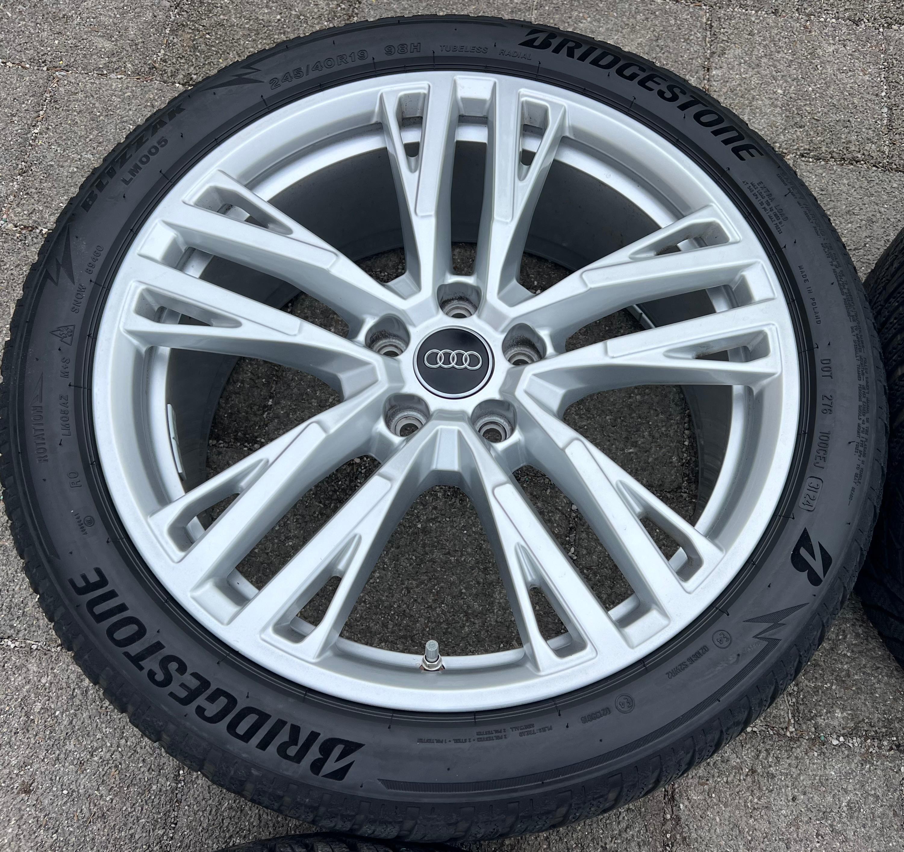 4 ORIGINAL 19" ALU WINTERRÄDER AUDI A5 S5 FU2 B10 8B3601025AS 245/40R19 98H 2024
