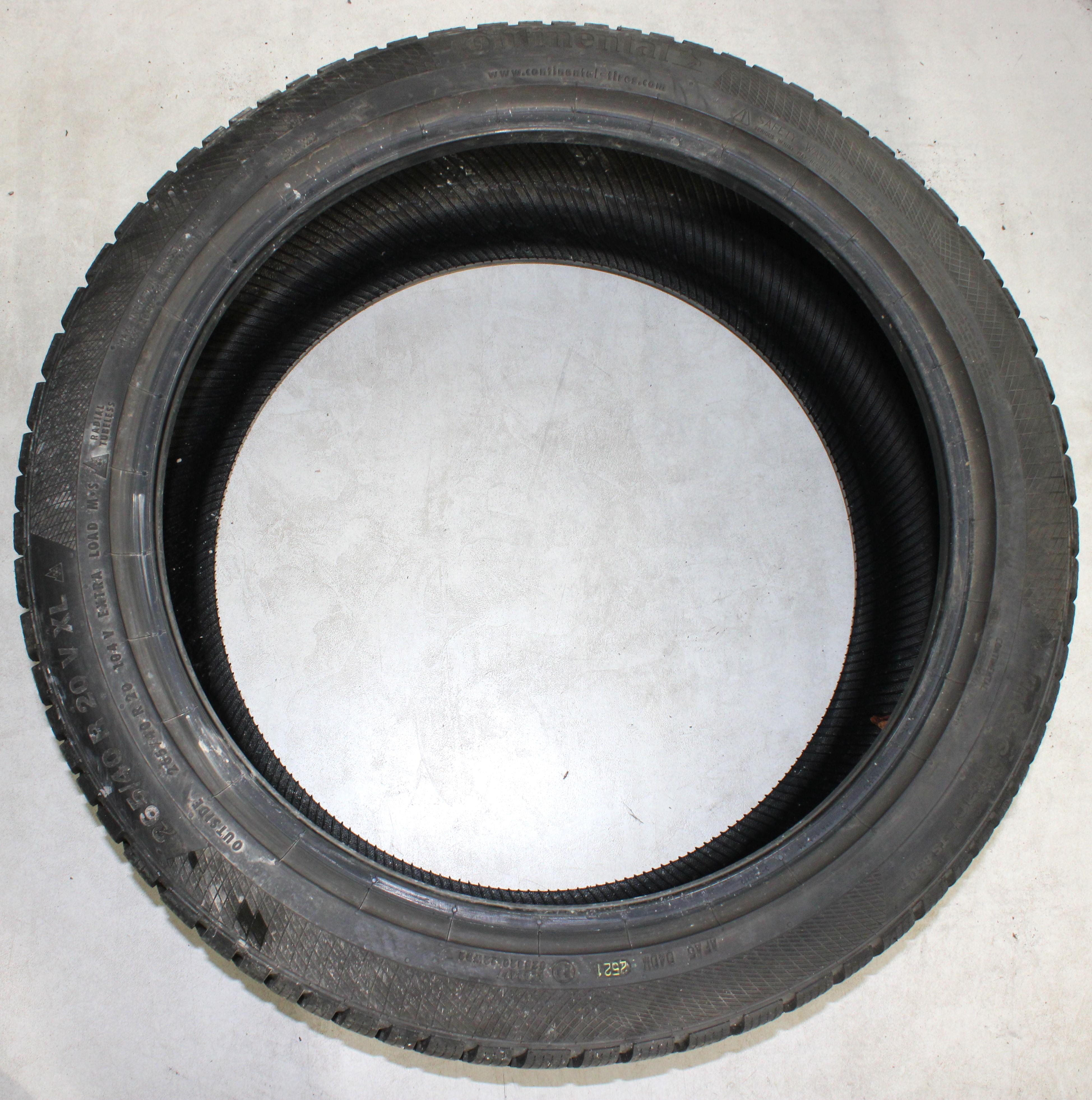 2 x 265/40R20 104V Neumáticos de invierno Continental Winter Contact TS850P 7,5-8 mm 2021 XL