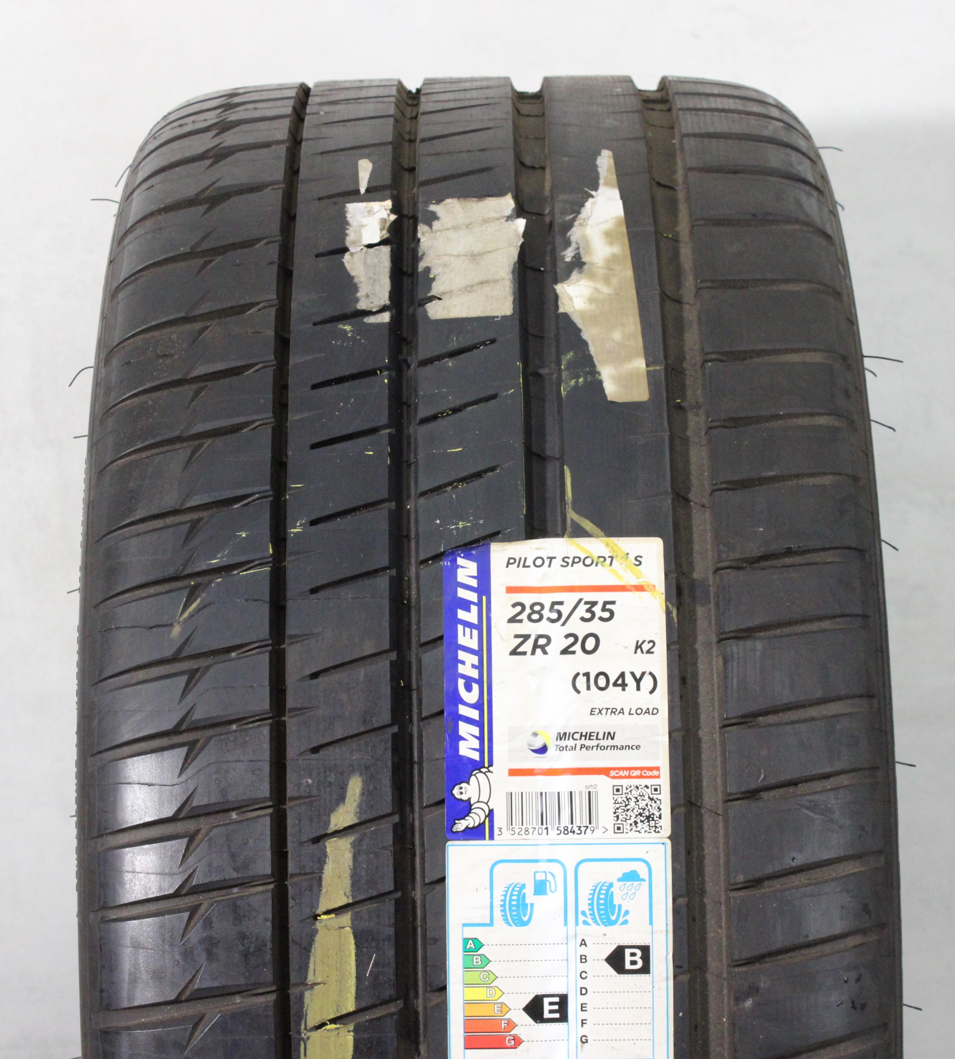 1 pneumatico estivo Michelin Pilot Sport 4S K2 285/35R20 104Y NUOVO 2019 XL