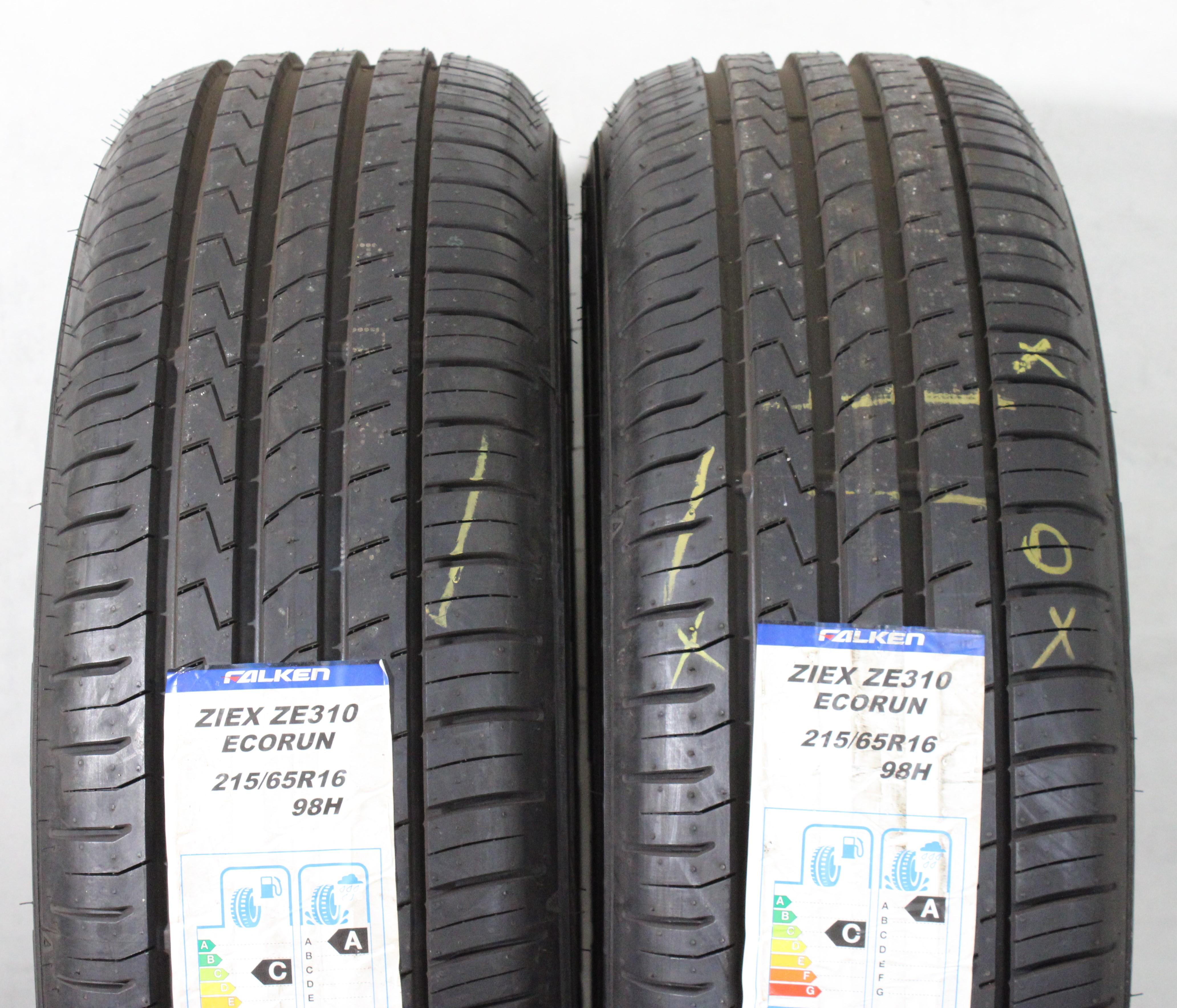 2 pneus été Falken Ziex ZE310 EcoRun 215/65R16 98H, NEUF 2018