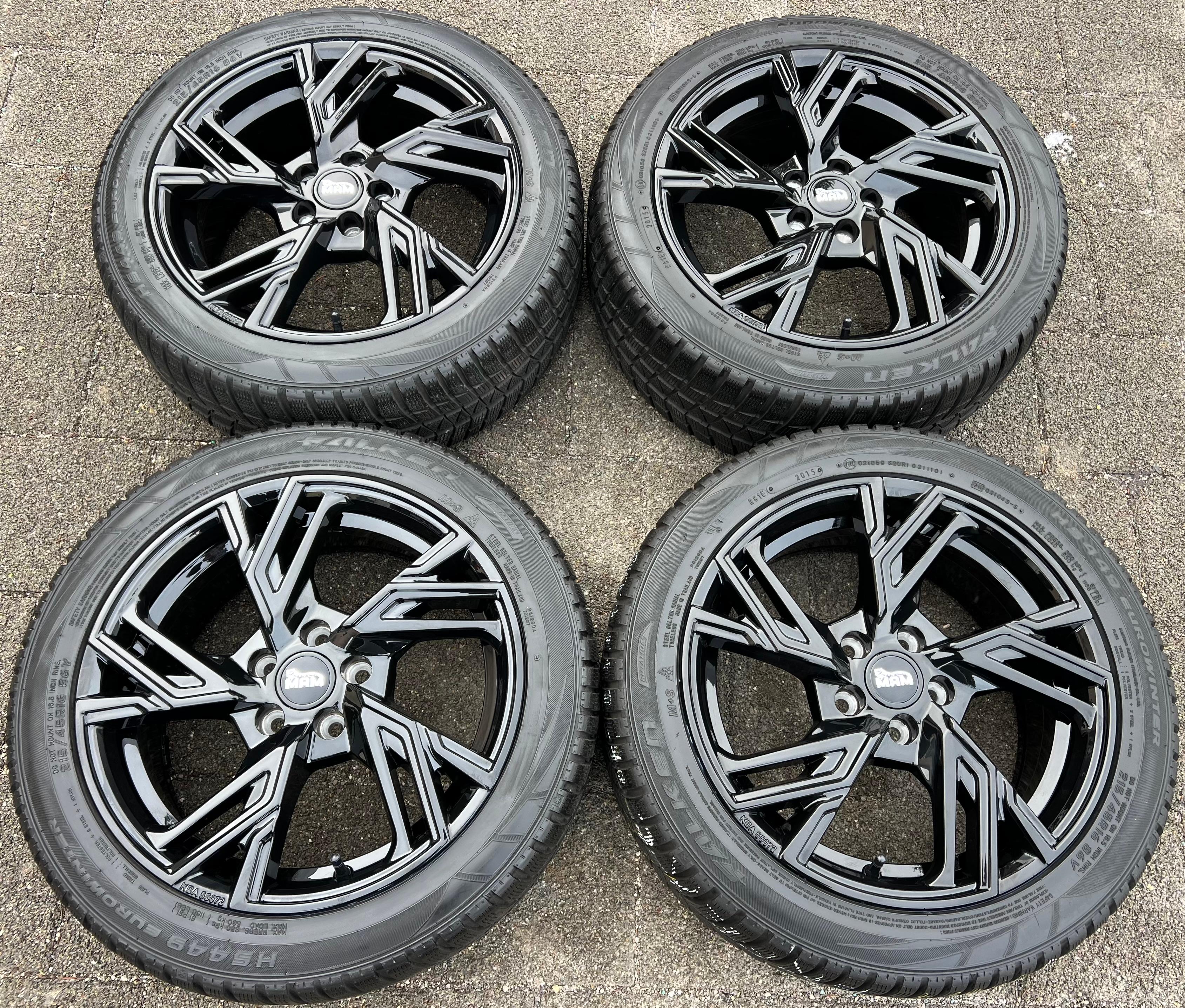 4 ALU WINTERRÄDER AUDI A1 8X SEAT IBIZA 6J SKODA FABIA RAPID VW POLO 6R FREIHAUS