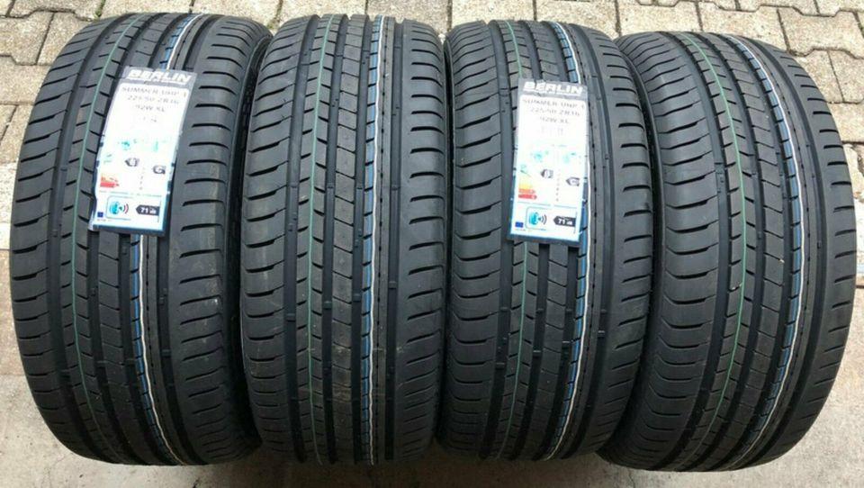 4X 225/50R16 92W BERLIN TIRES SUMMER UHP1 SOMMERREIFEN NEU