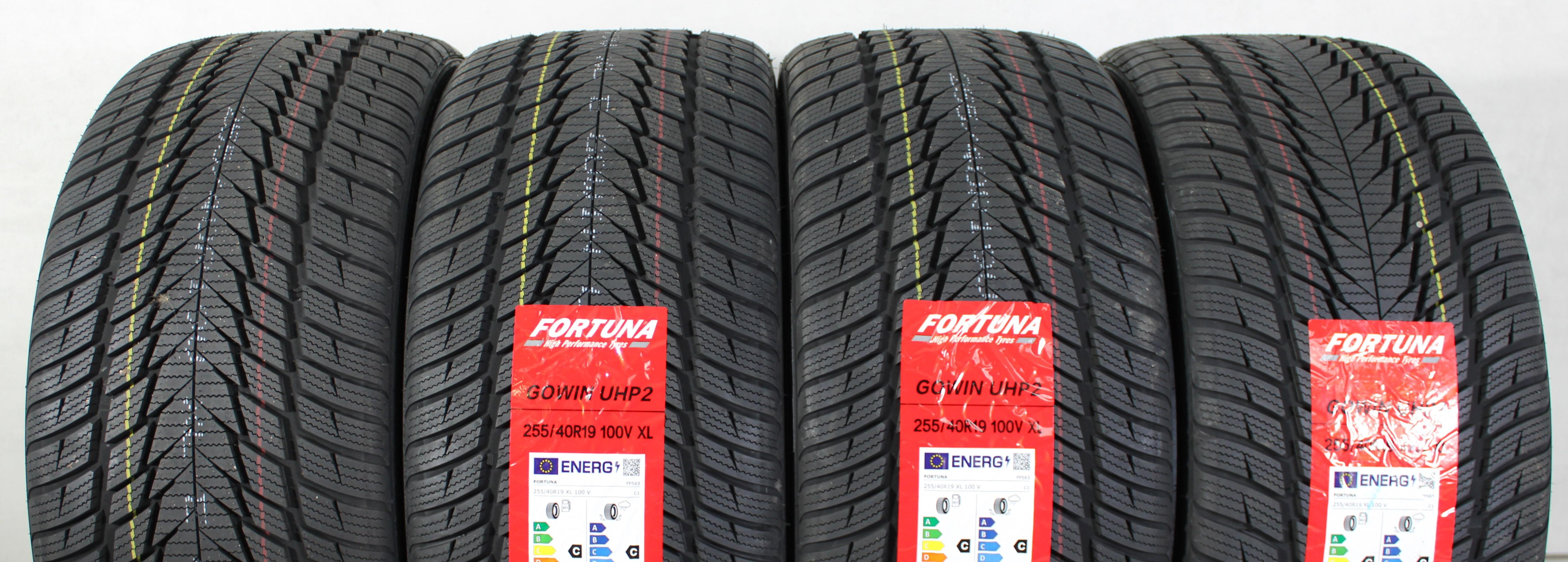 4 x 255/40R19 100V Pneus d'hiver Fortuna GoWin UHP2 2024 XL NOUVEAU franco domicile