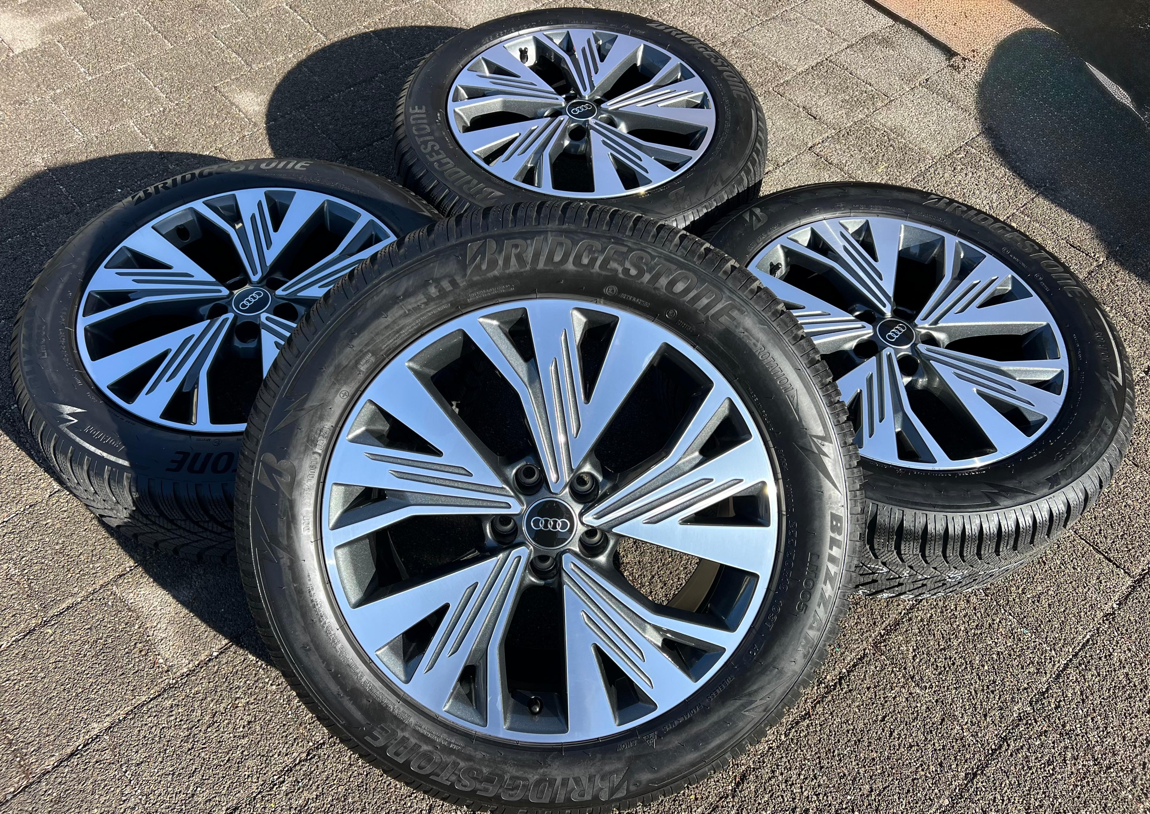 4 ORIGINAL 19" ALU WINTERRÄDER AUDI Q4 E-TRON 235/55R19 101T 255/50R19 103T 2024