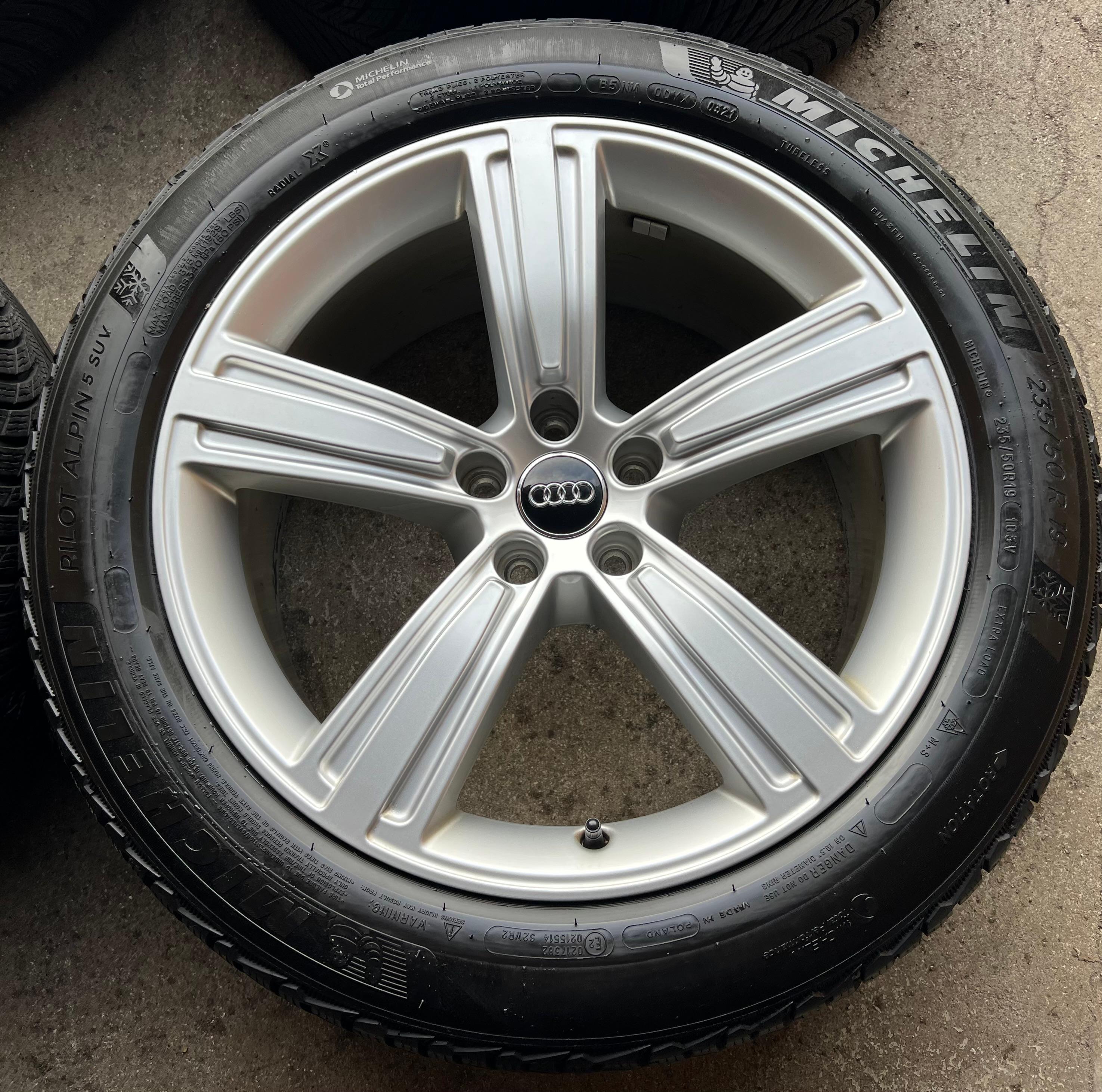 4 ORIGINAL 19" ALU WINTERRÄDER AUDI A8 4N 235/50R19 103V MICHELIN