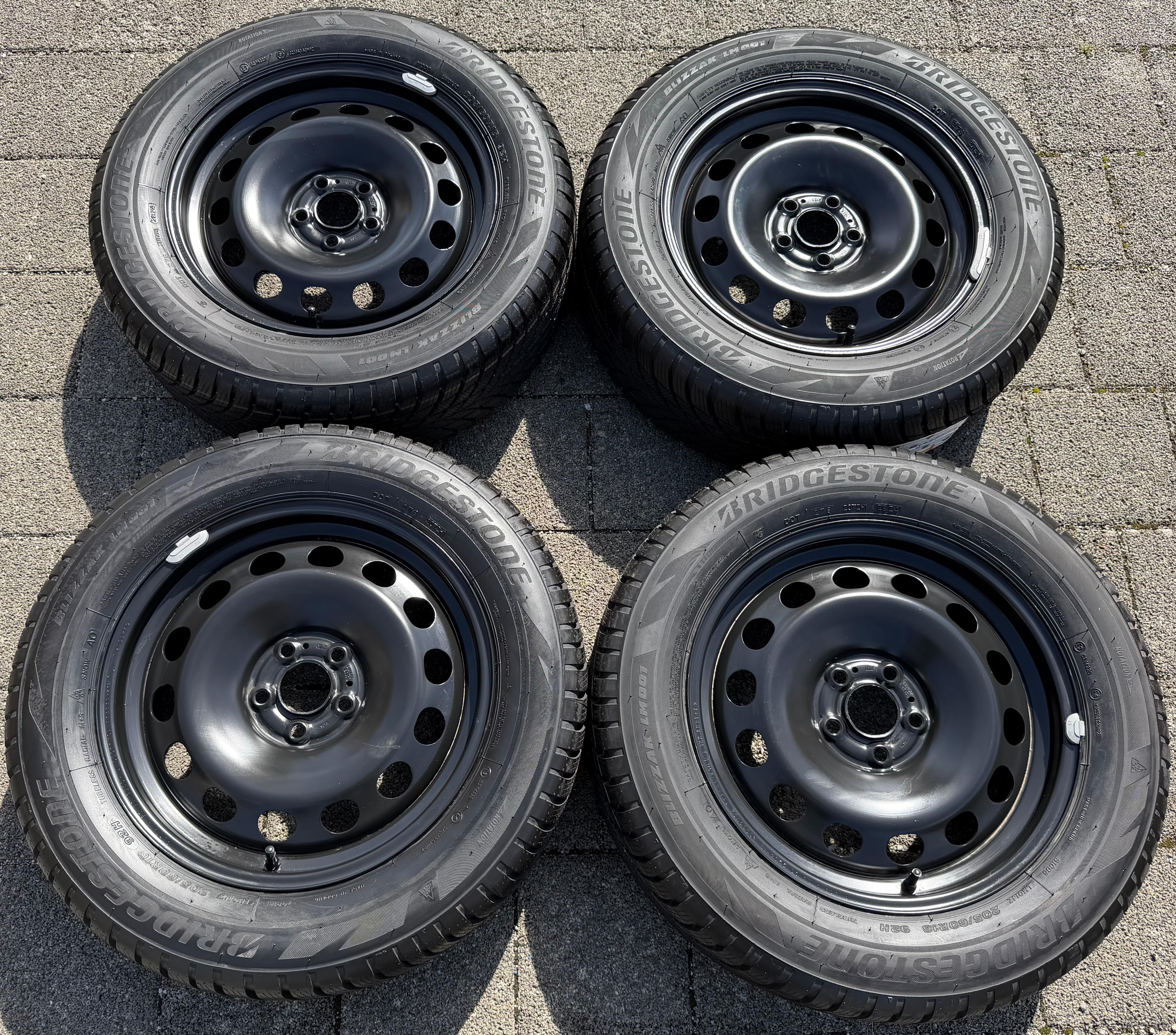4 Winterräder VW T-Cross C1 Taigo CS Skoda Scala Kamiq 205/60R16 92H Bridgestone