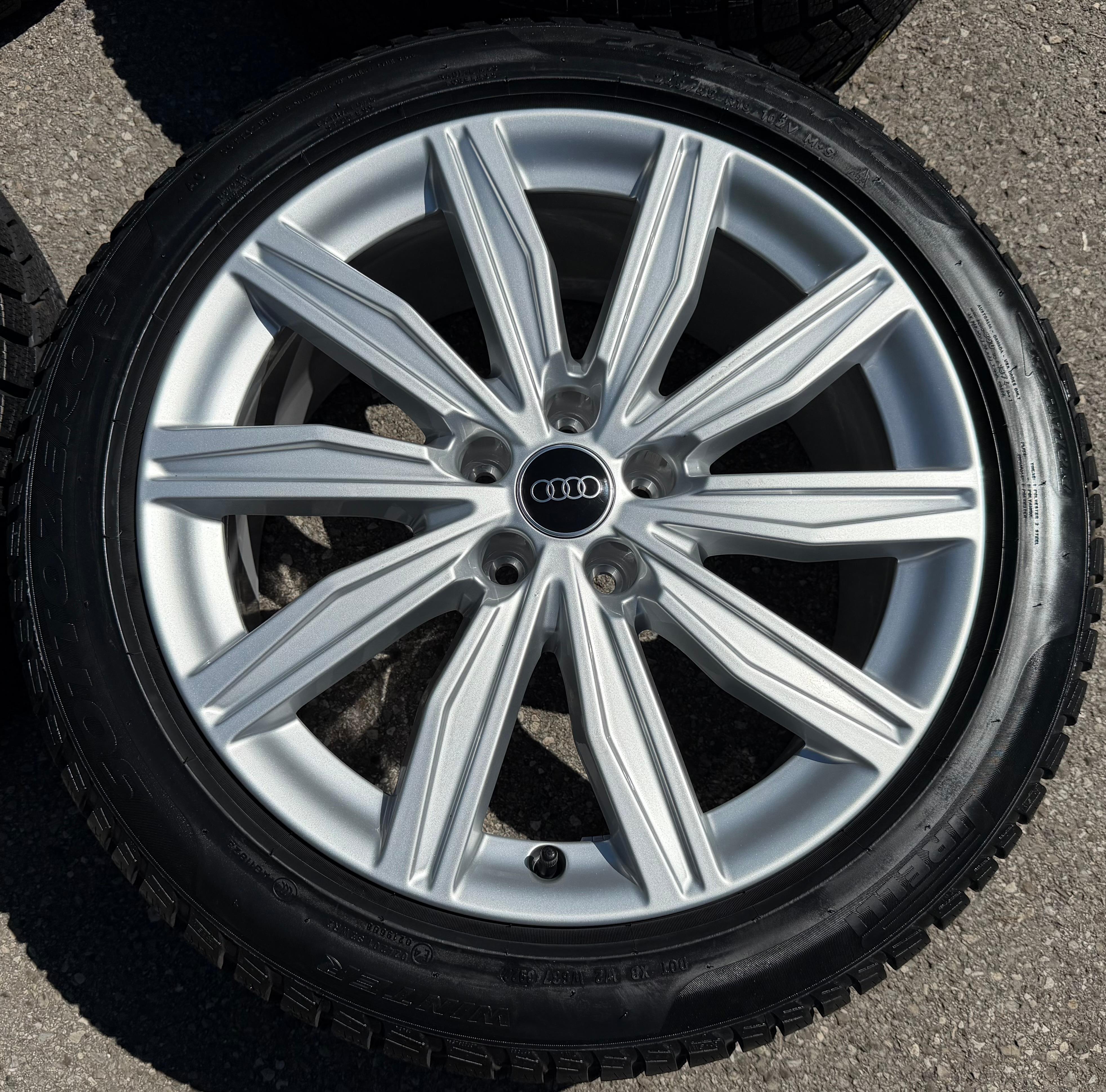 4 Original 19" Alu Winterräder Audi A6 S6 C8 4K 4K0601025M 245/45R19 102V Pirelli NEU