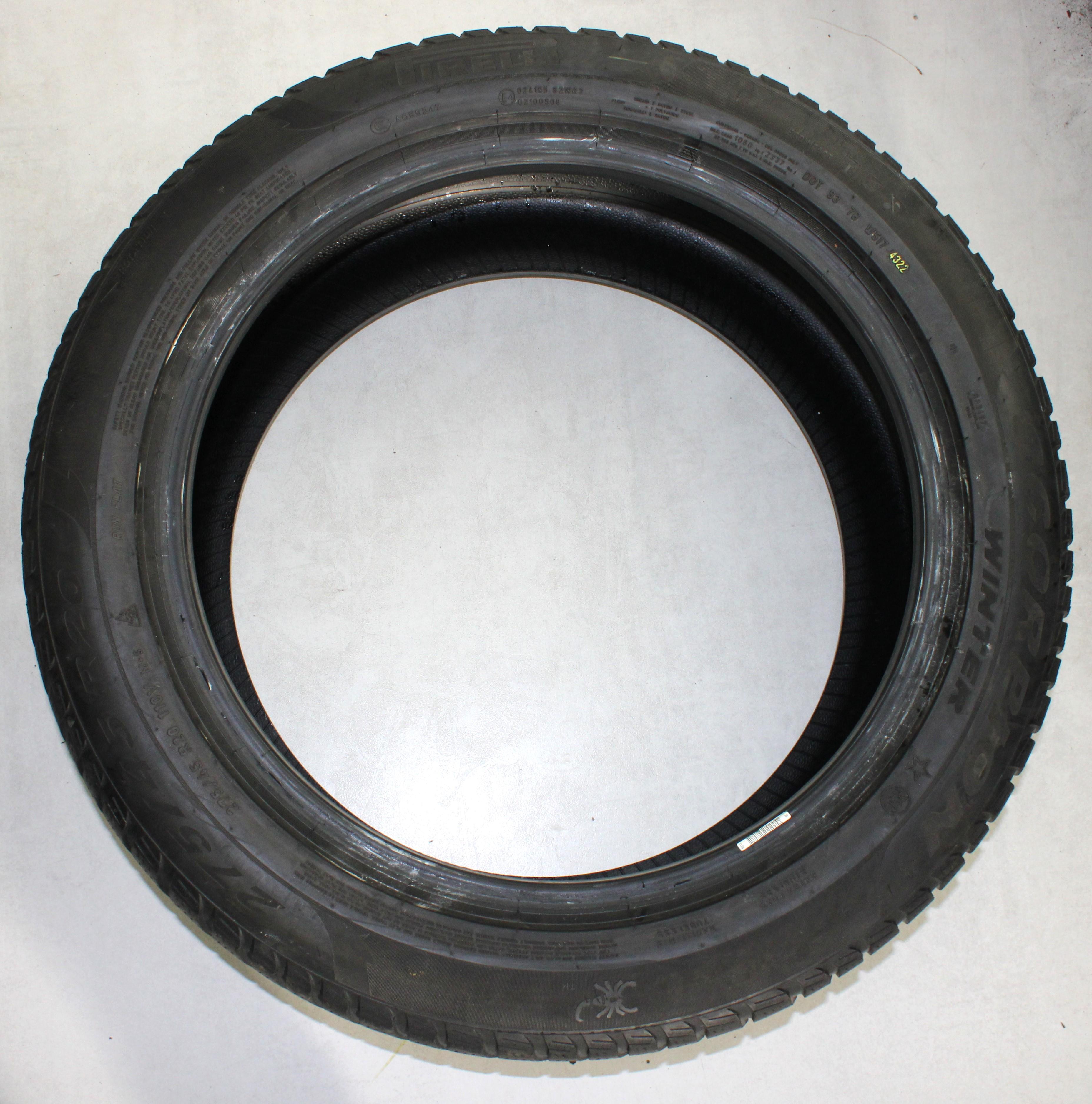 4 x 275/45R20 110V pneus hiver Pirelli Scorpion Winter* Runflat 5-5,5 mm 2022