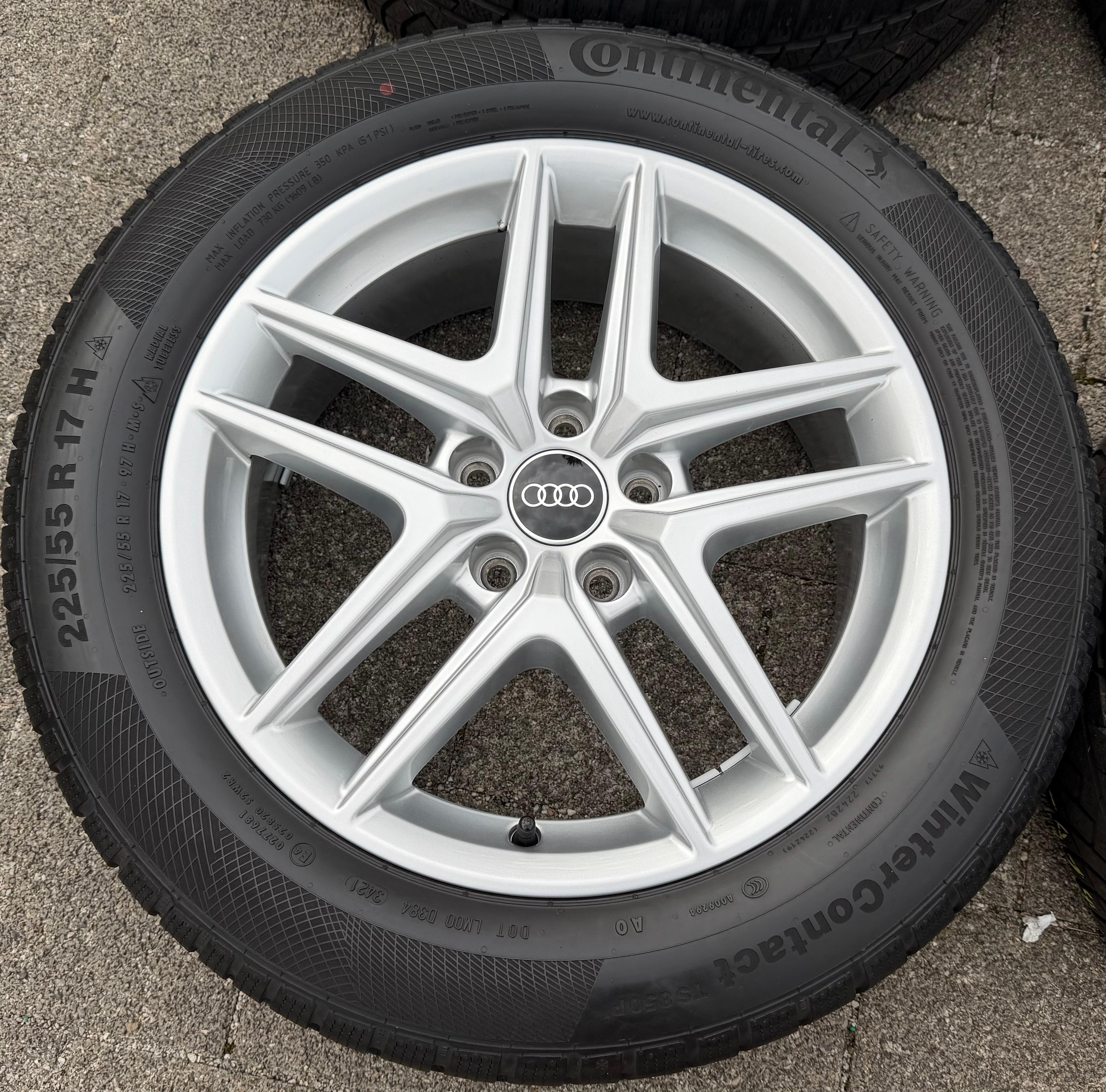 4 Original 17" Alufelgen Audi A4 Allroad B9 8K 8W9601025D 6,5x17 ET28