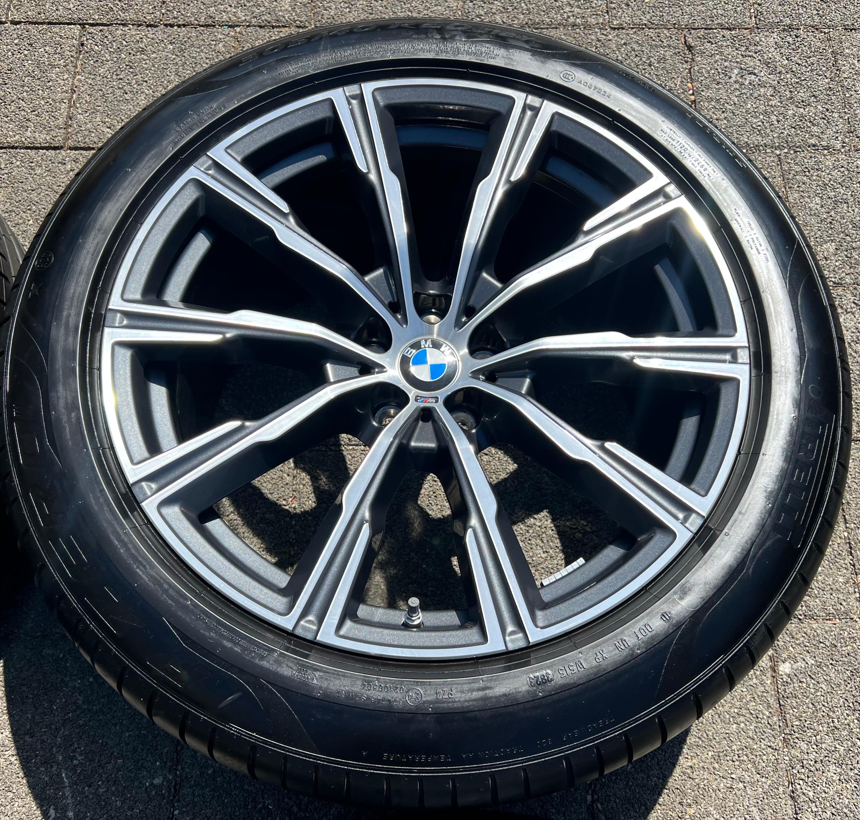 4 ORIGINAL 20" ALU SOMMERRÄDER BMW X5 G05 X6 G06 STYLING M740 275/45R20 110Y 305/40R20 112Y