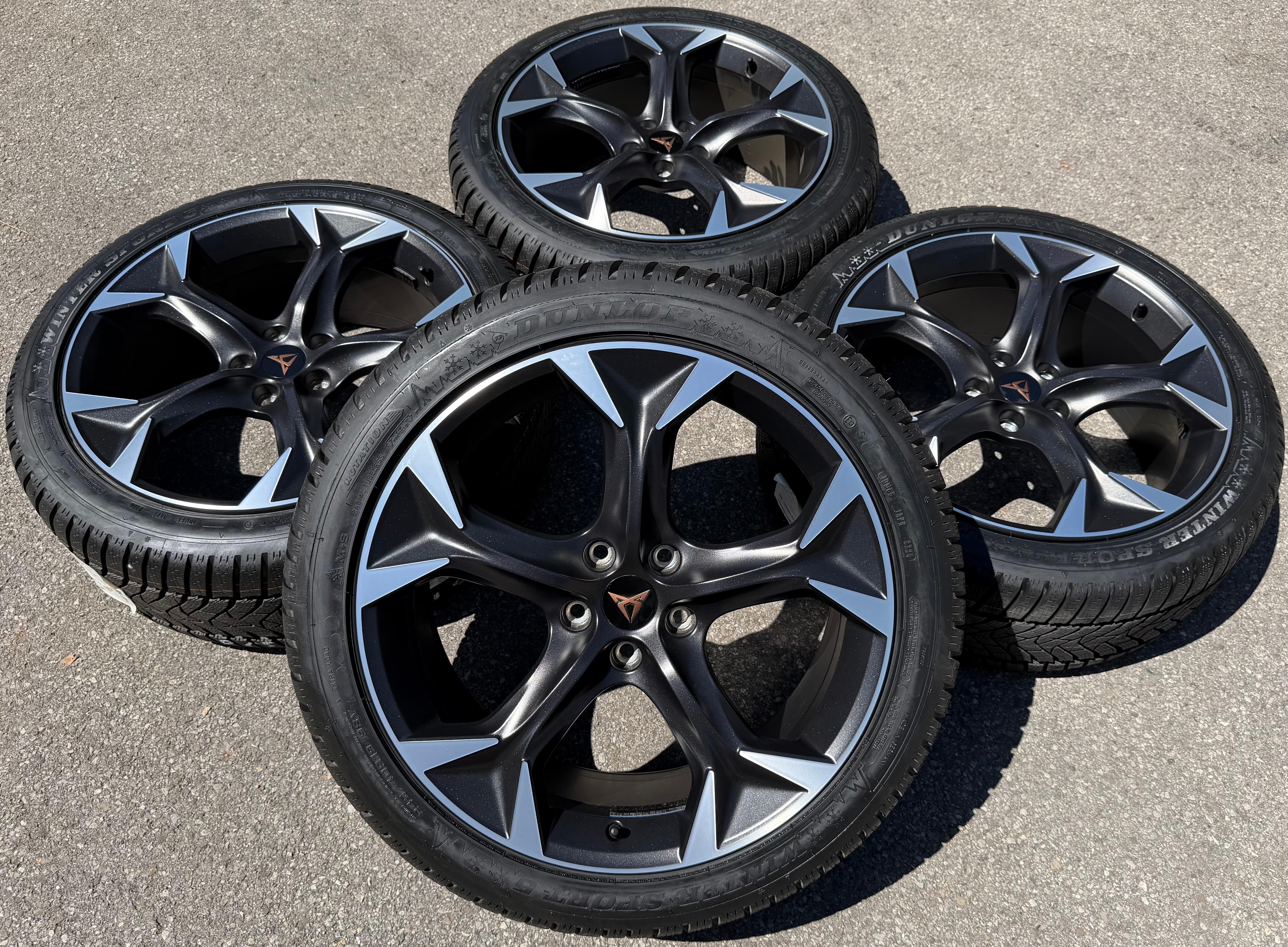 4 ORIGINAL 19" ALU WINTERRÄDER SEAT CUPRA FORMENTOR 5FF601025E 245/40R19 98V