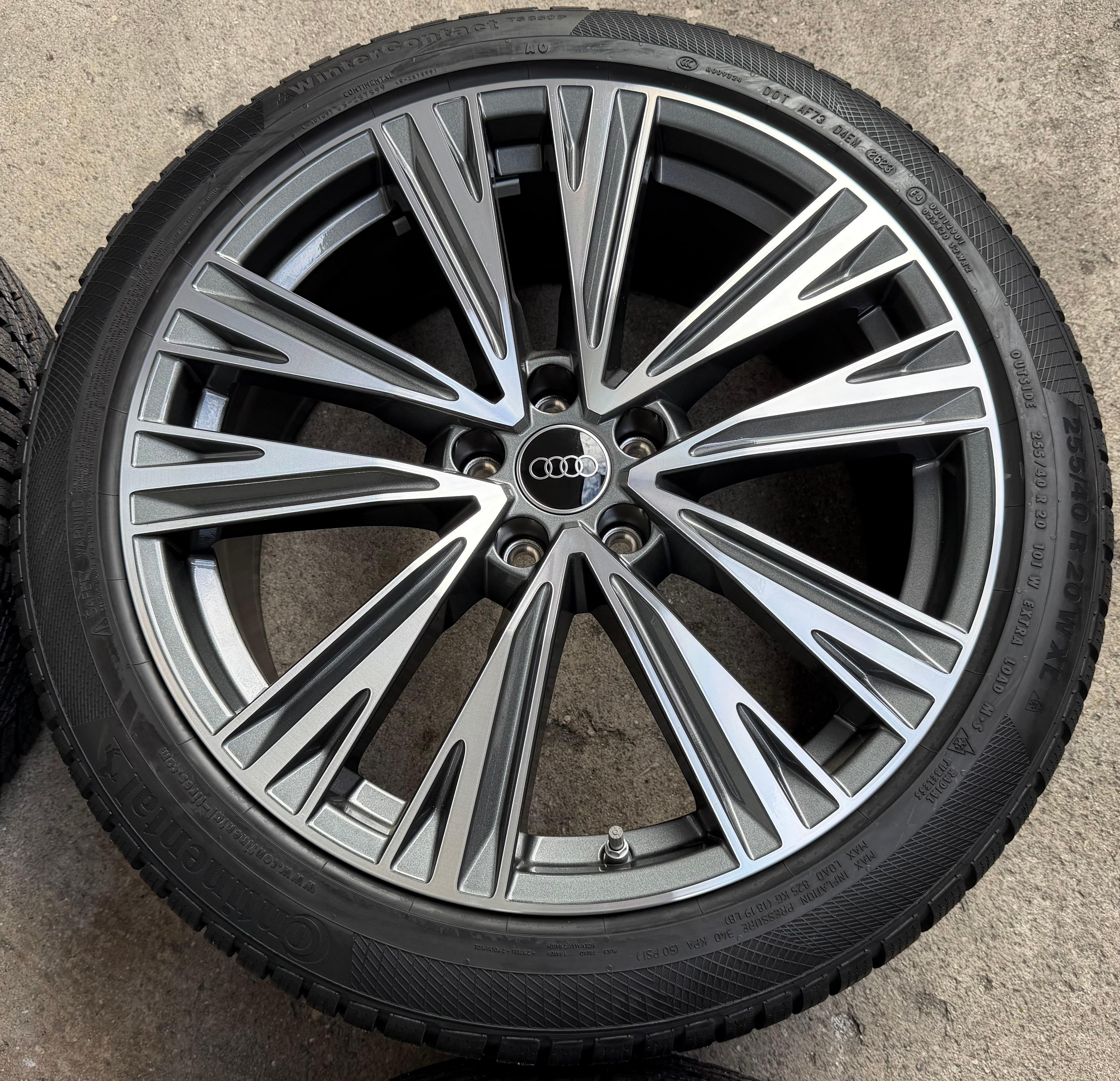 4 Original 20" Alu Winterräder AUDI A6 S6 C8 4K F2 4K0601025J 255/40R20 101W NEU