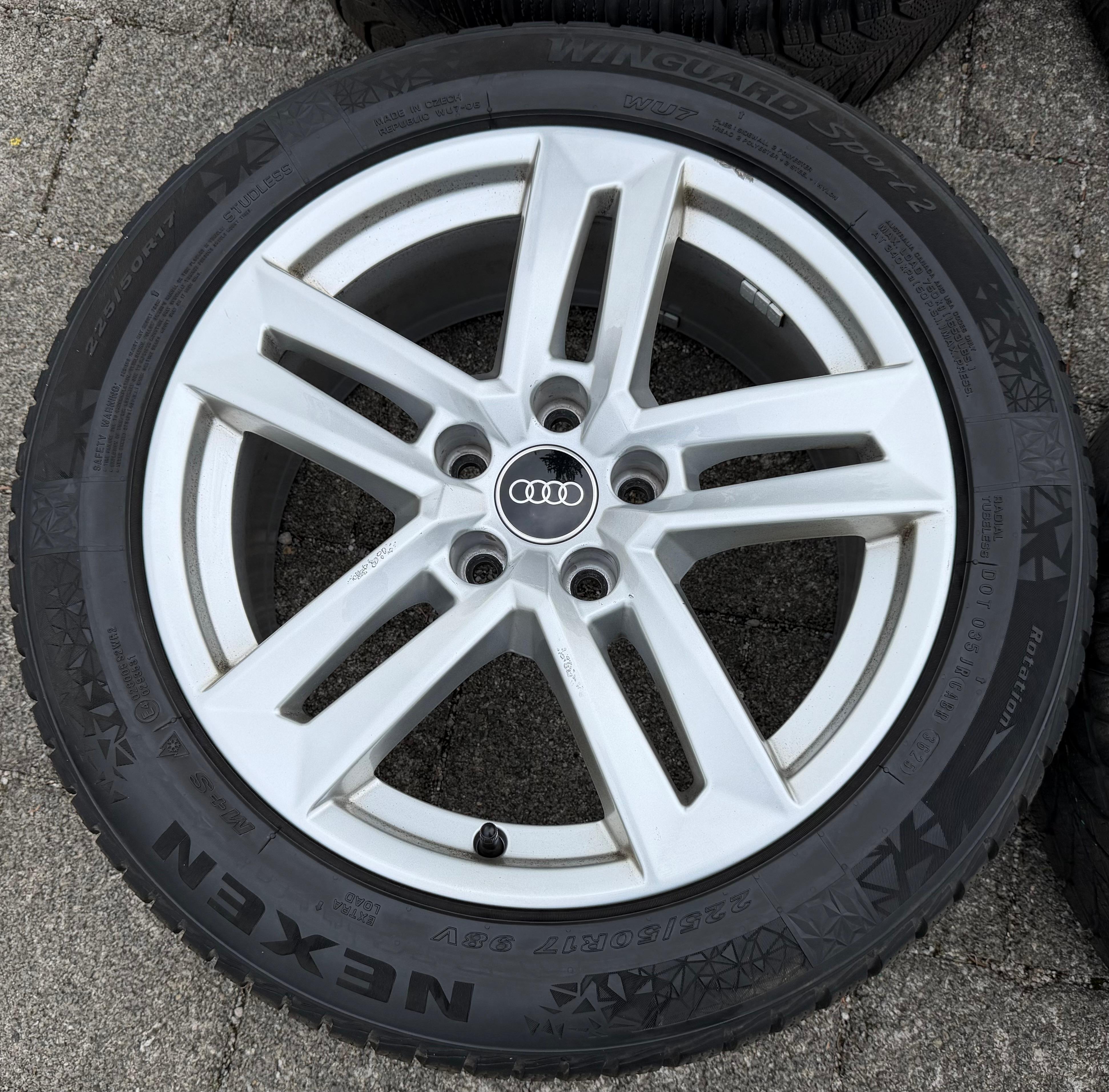 4 Original 17" Alufelgen Audi A4 8W B9 8W0601025P 7x17 ET42 Felgen
