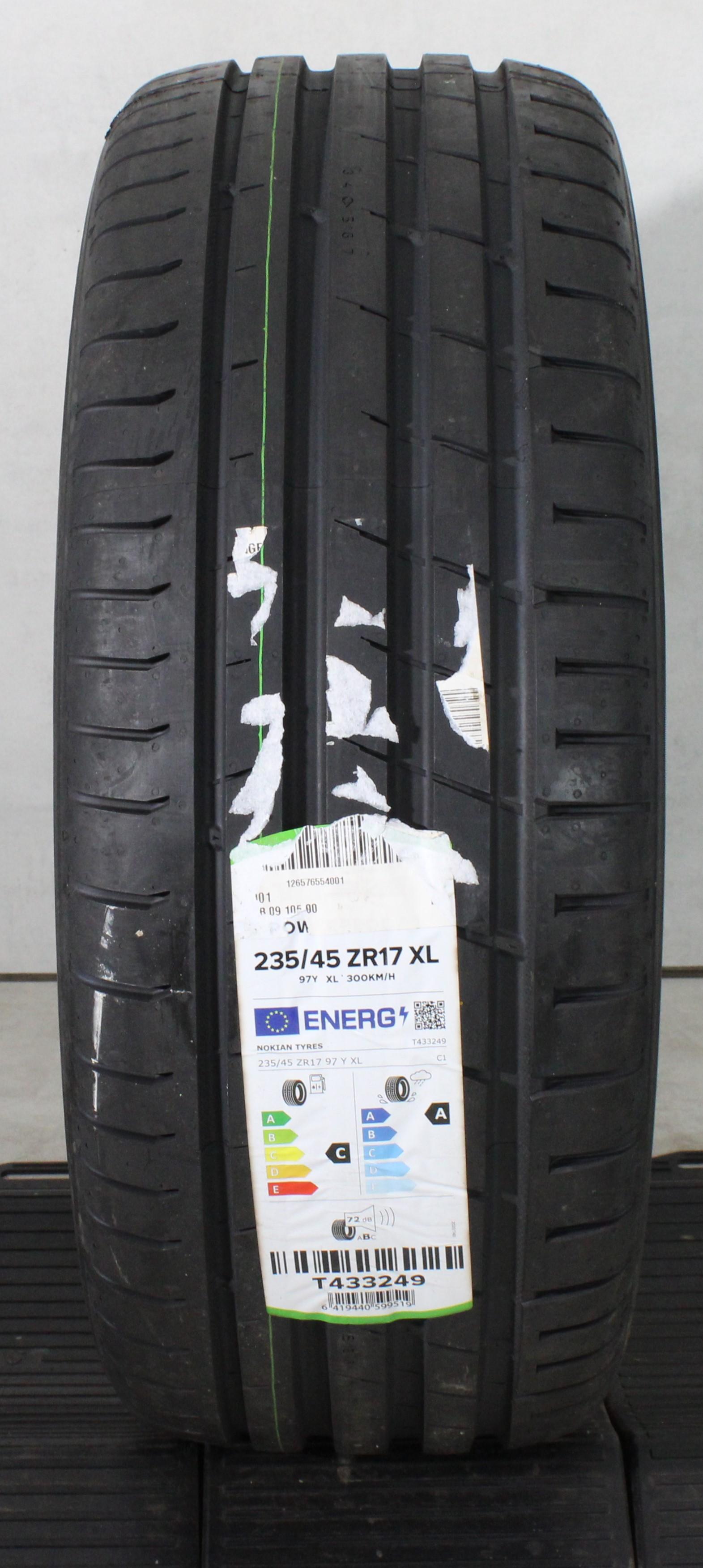 1 neumático de verano 235/45R17 97Y Nokian Powerproof 1 2023 XL, NUEVO