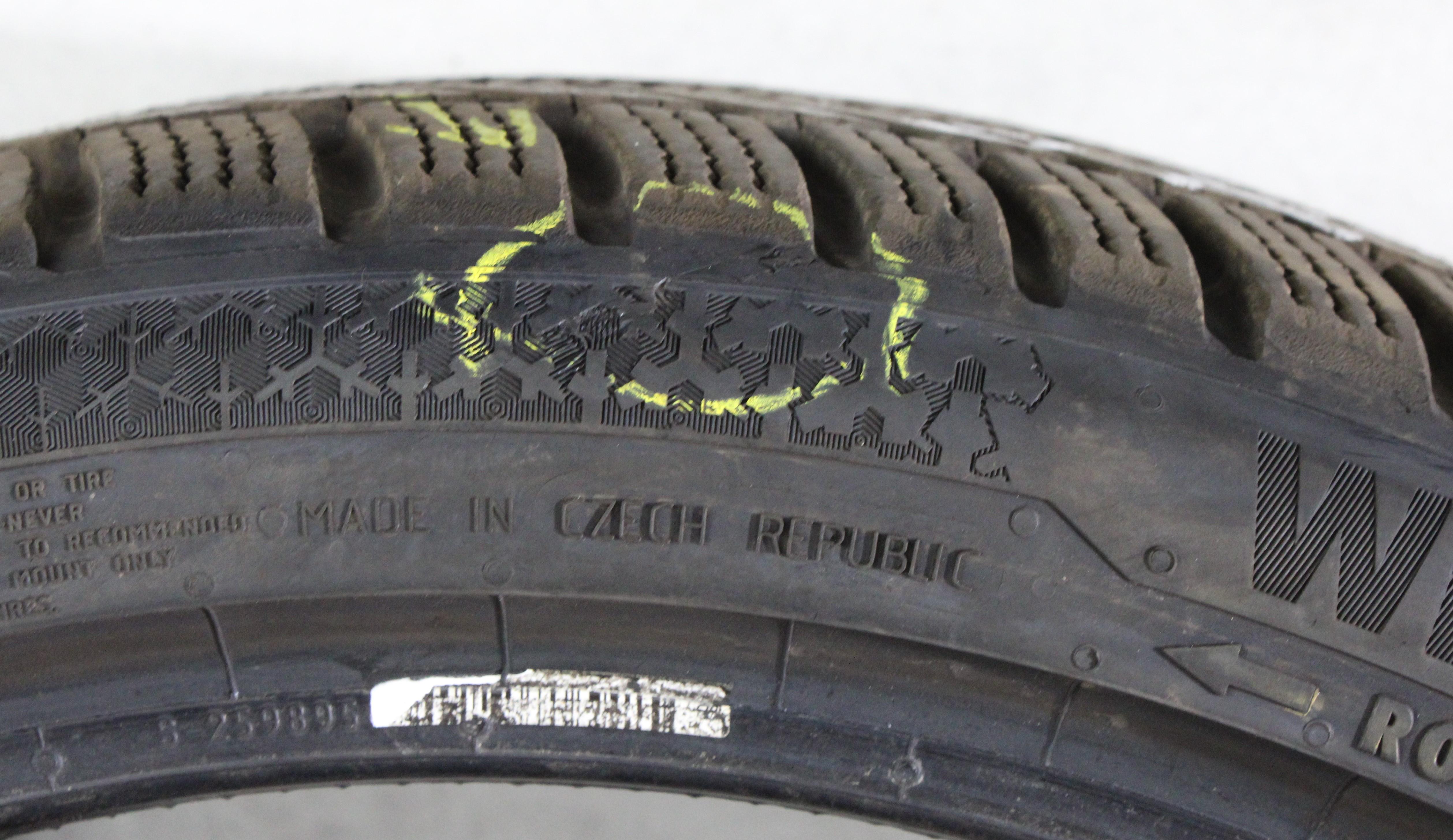 4 x 235/35R19 91W neumáticos de invierno Continental Winter Contact TS870P 1x6-6,5mm/3x7,5-8mm 3x2023/1x2024 XL