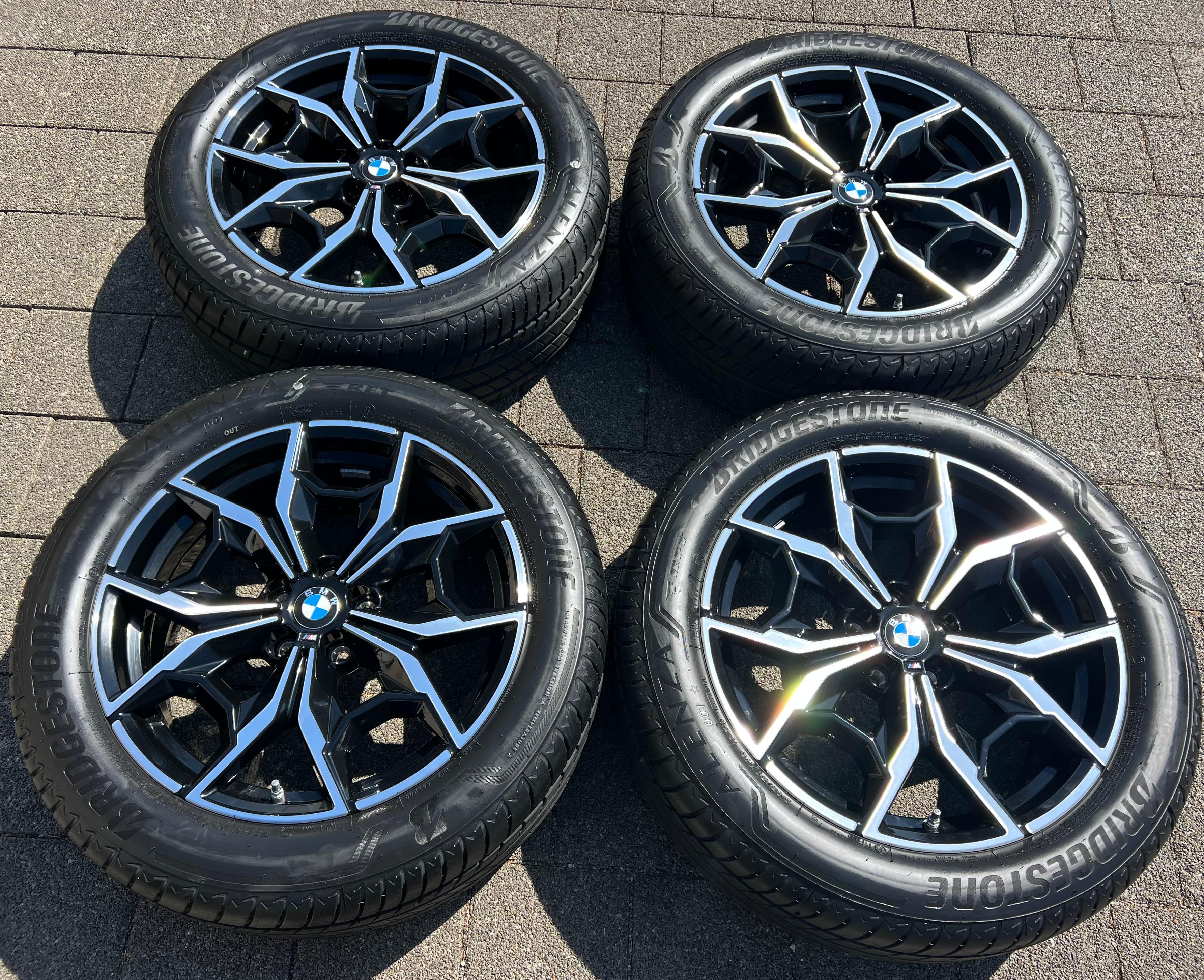 4 ORIGINELE 19" ALUMINIUM ZOMERWIELEN BMW X3 G01 X4 G02 STYLING M887 BRIDGESTONE 2023 RDKS GRATIS LEVERING