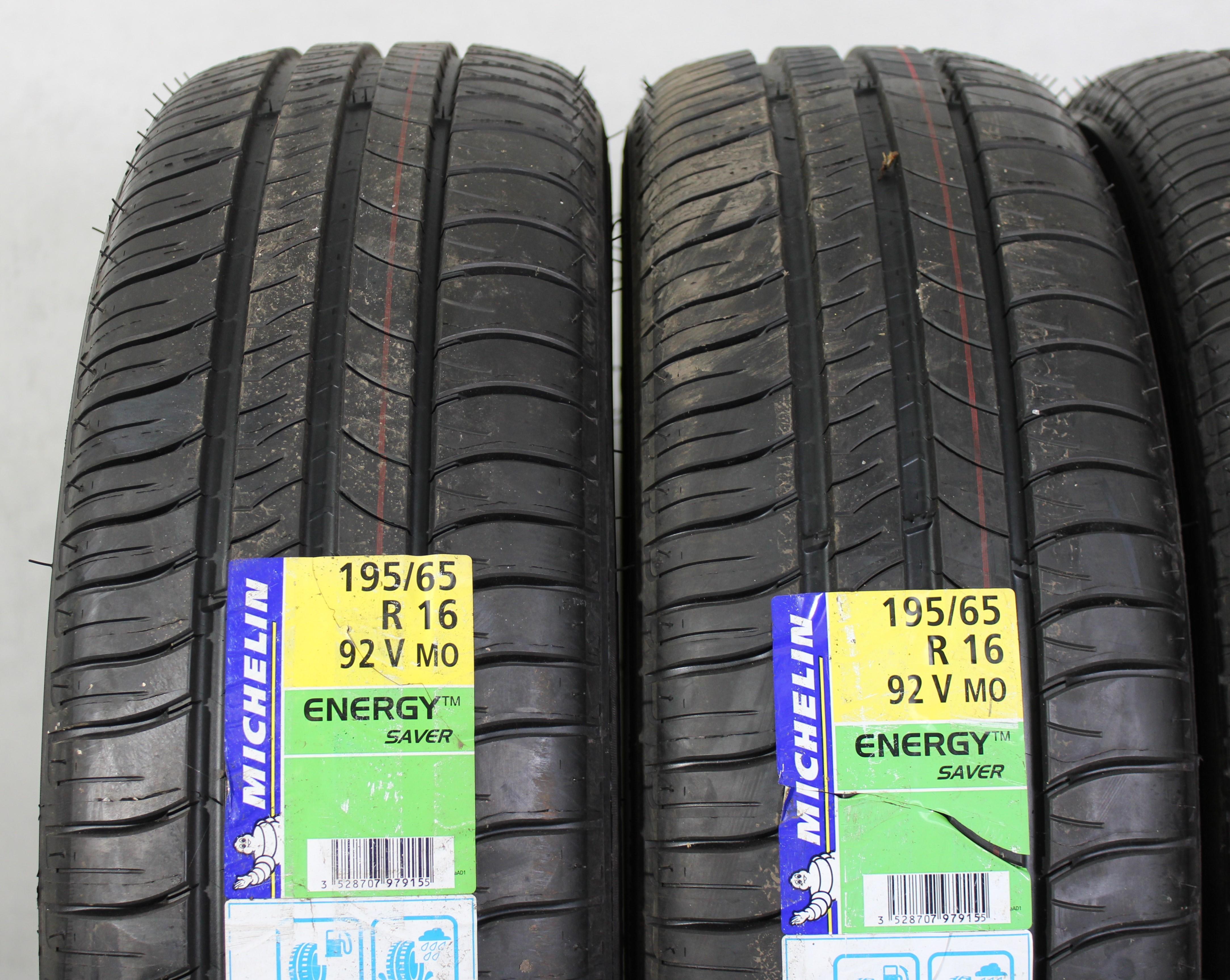 4 x 195/65R16 92V Sommerreifen Michelin Energy Saver NEU 2015 MO