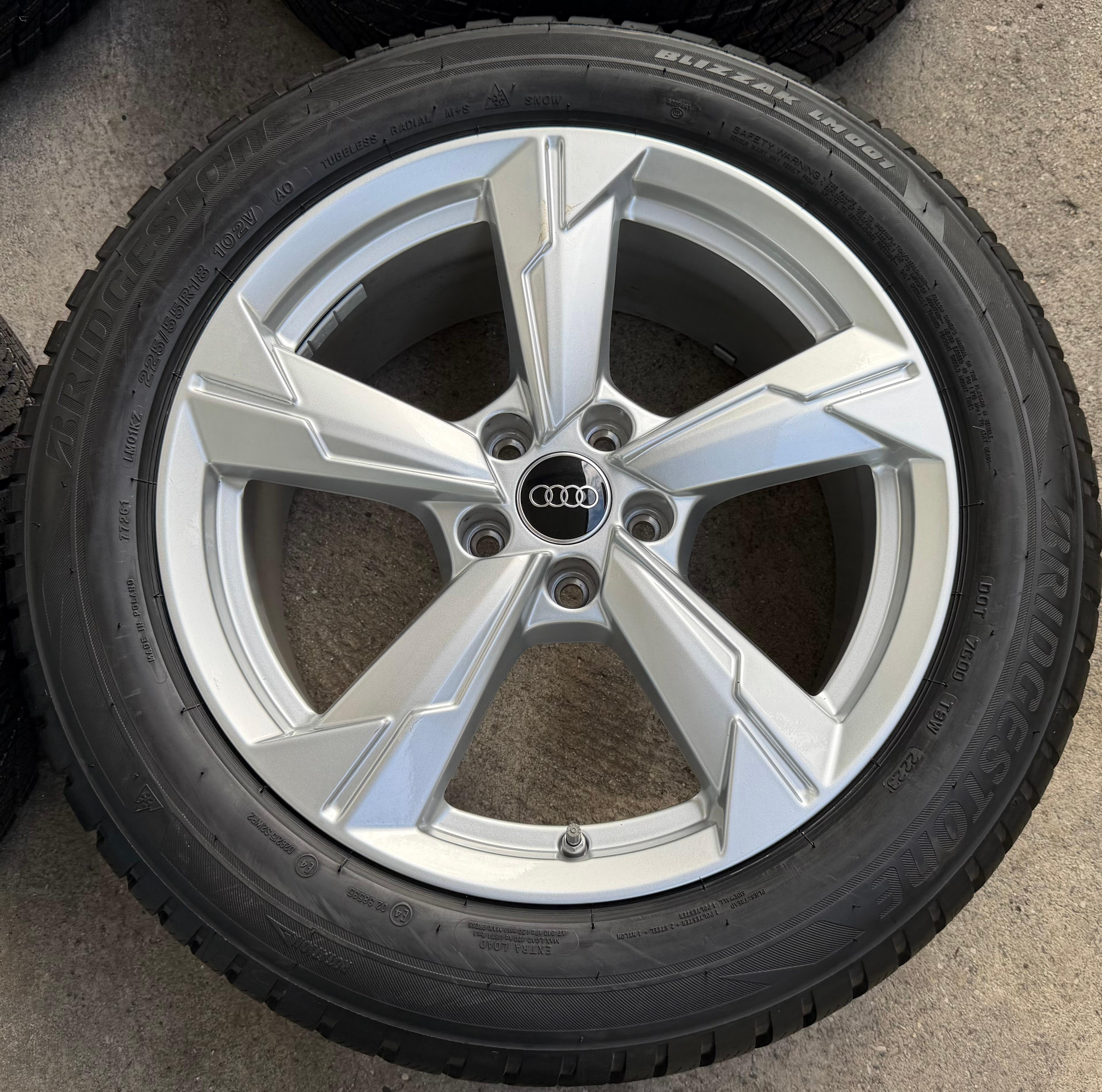 4 Original 18" Alu Winterräder Audi A6 4K F2 C8 4K0601025D 225/55R18 102V RDKS  NEU