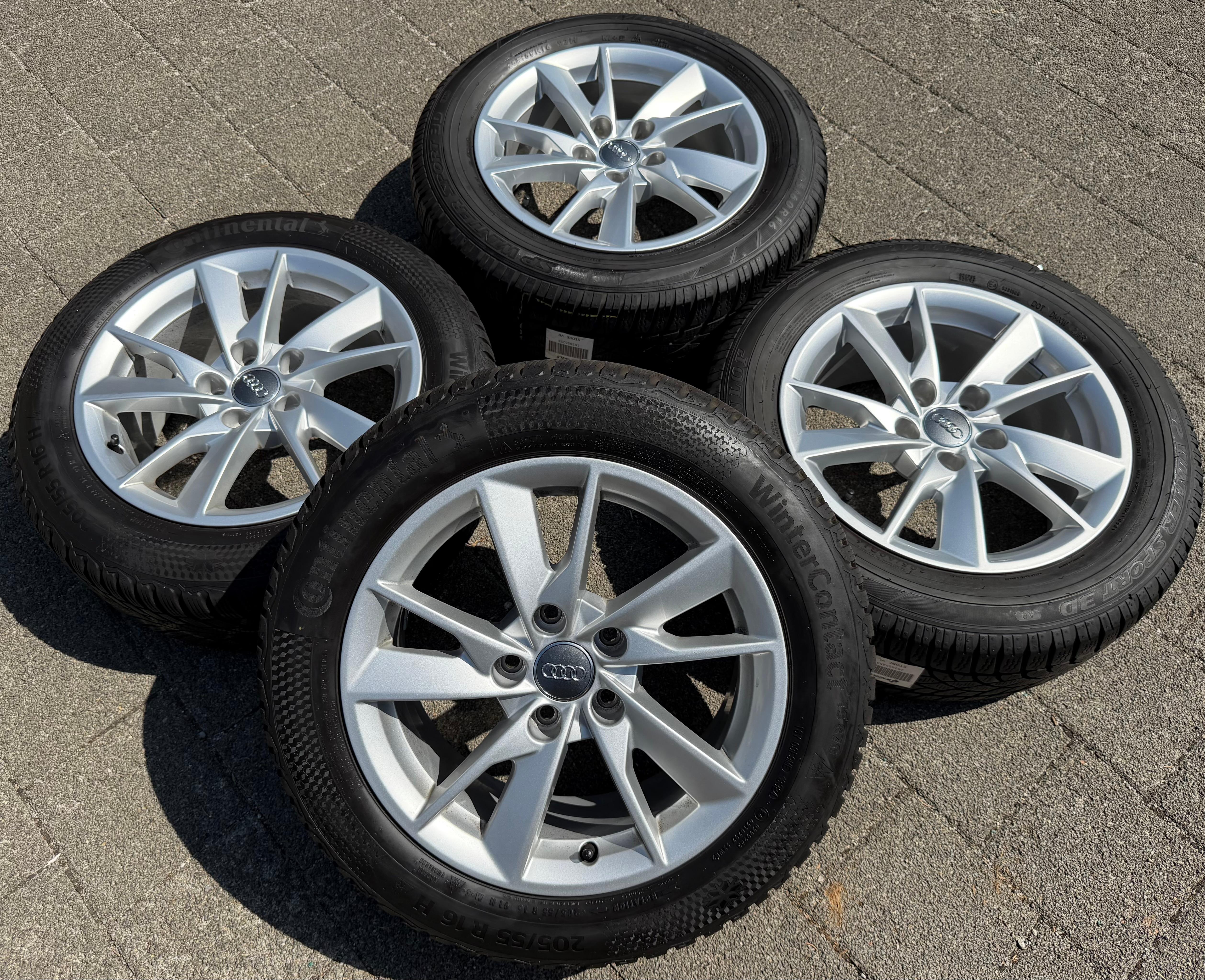 4 Original 16" Alufelgen Felgen Audi A4 8W B9 8W0601025B 7x16 ET35
