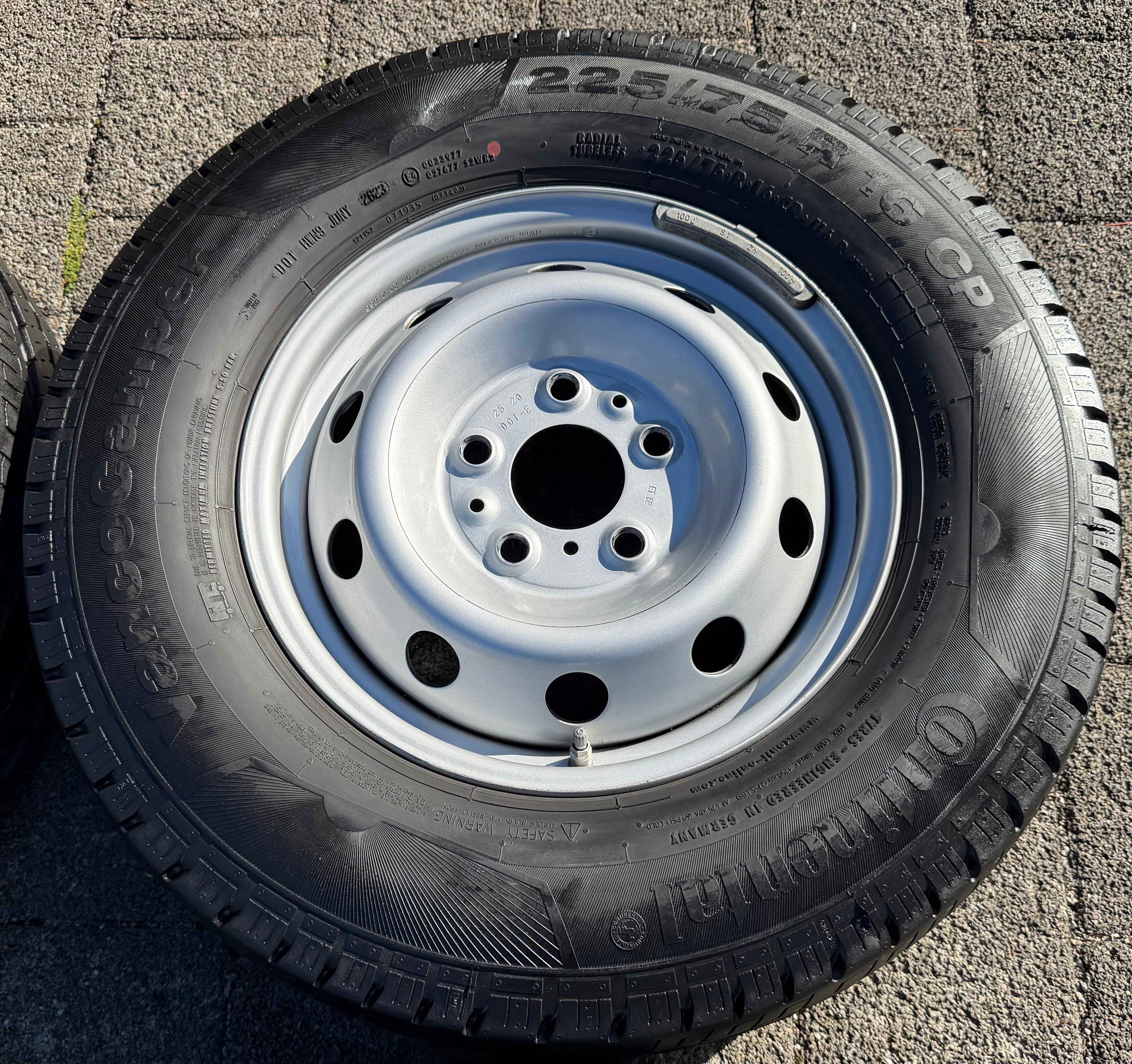 4 ruote estive Peugeot Boxer Fiat Ducato Maxi Citroen Jumper 225/75R16CP 116R RDKS