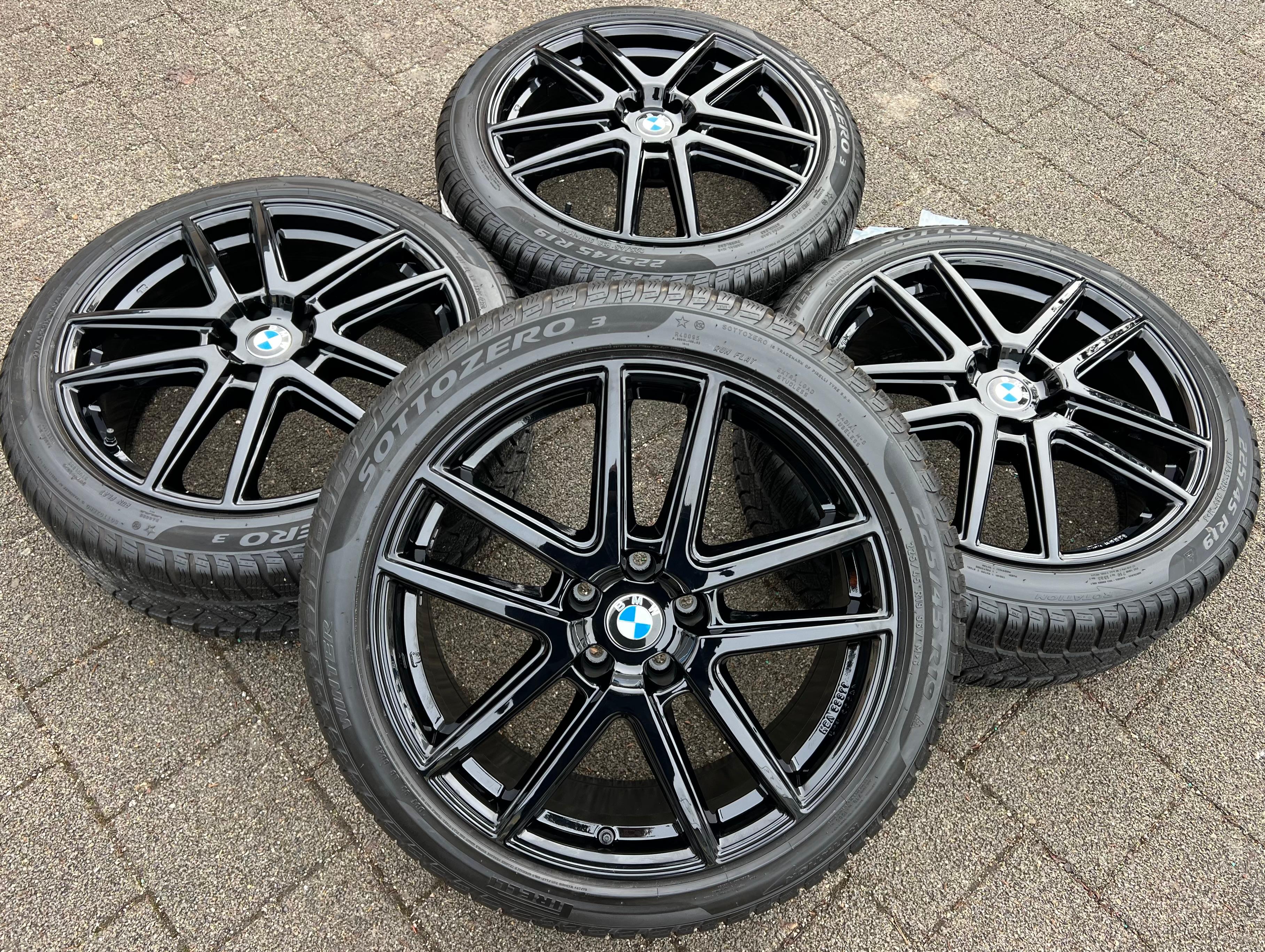 4 ALU 19" WINTERRÄDER BMW 2ER REIHE ACTIVE TOURER U06 X1 F48 X2 F39 225/45R19 96V