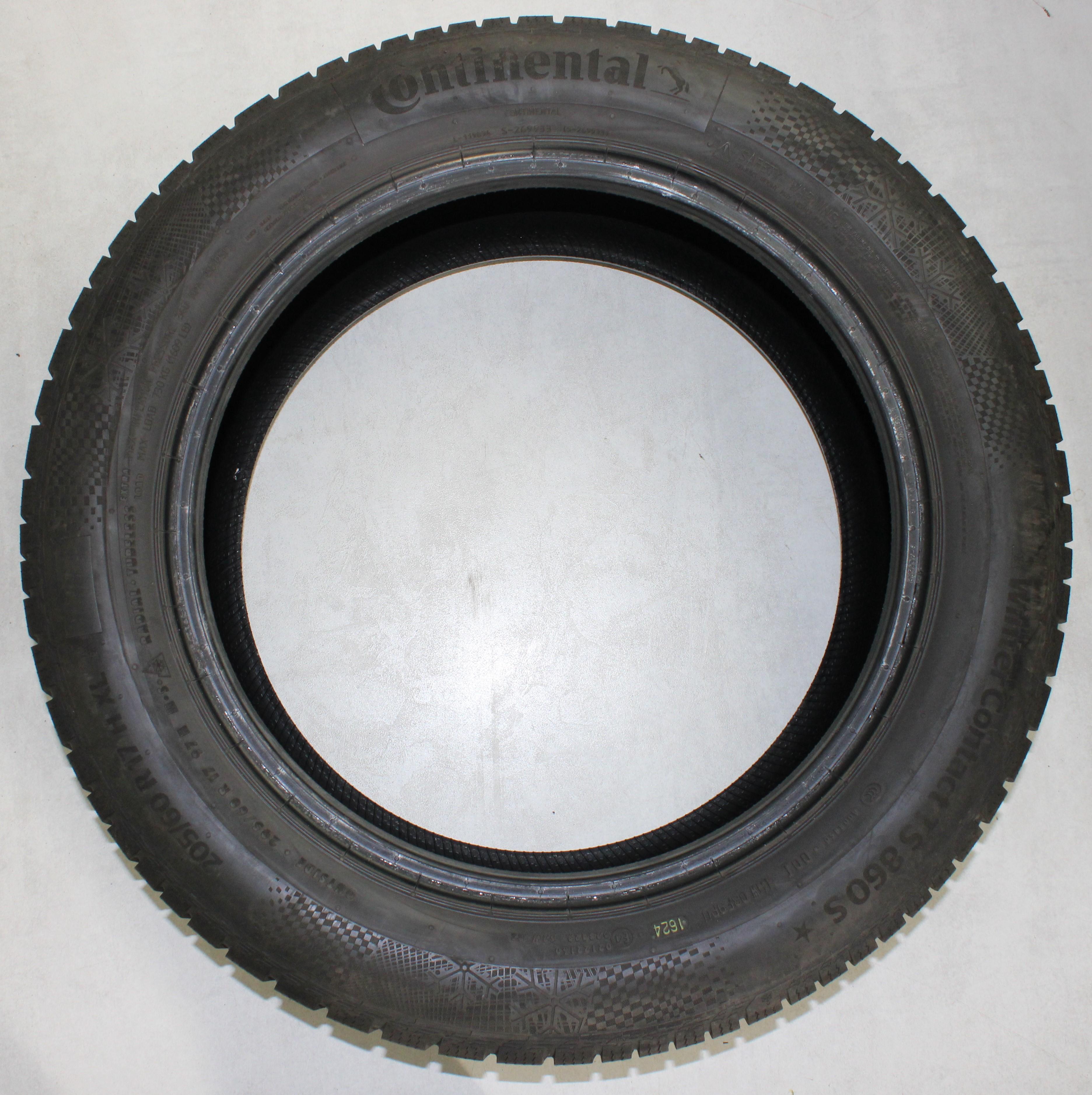 1 x 205/60R17 97H Pneu hiver Continental Winter Contact TS860S* 5,5-6mm 2024 XL