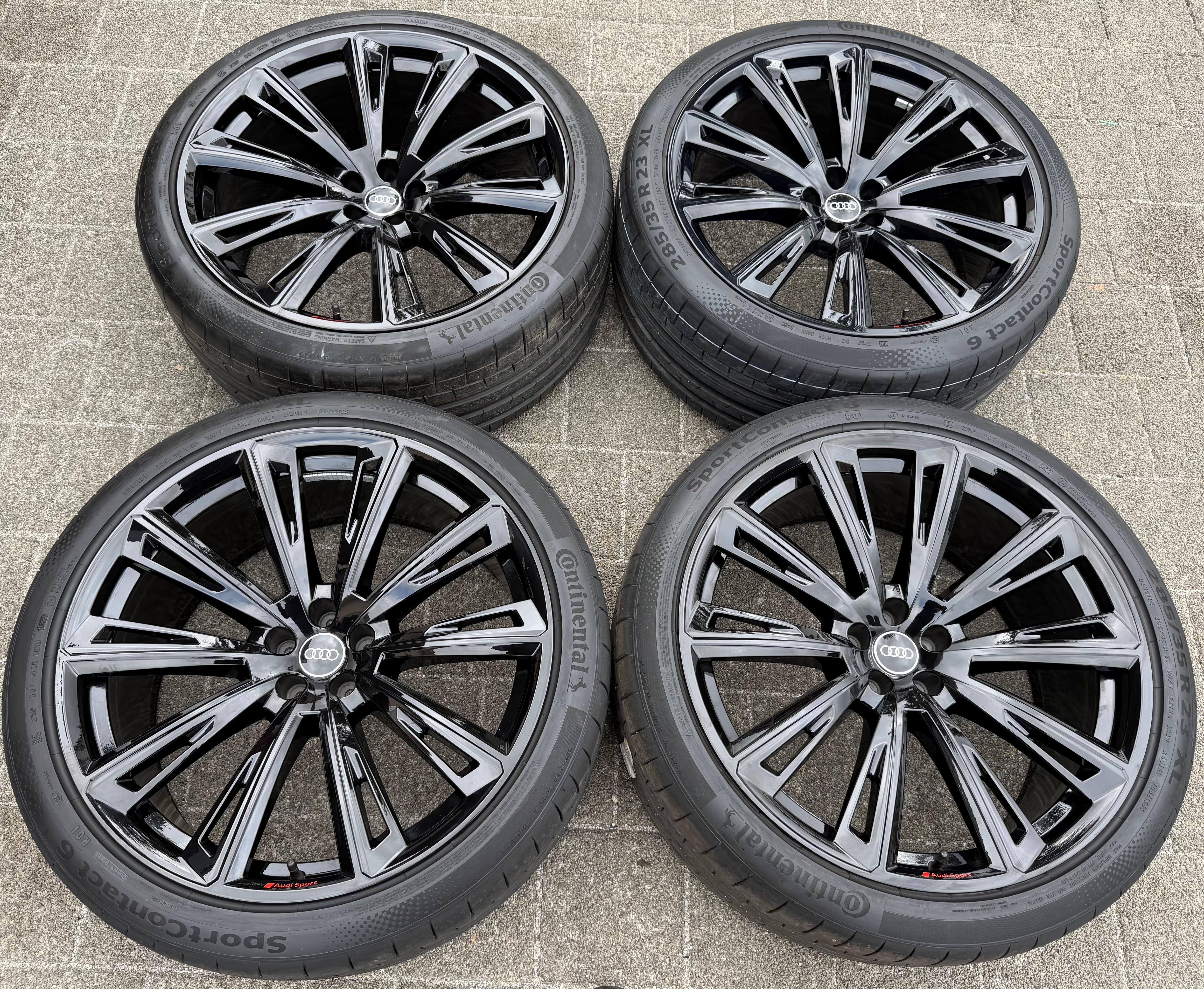 4 Original 23" Alu Sommerräder Audi Q8 SQ8 4M 285/35R23 107Y 4M8601025R Continental