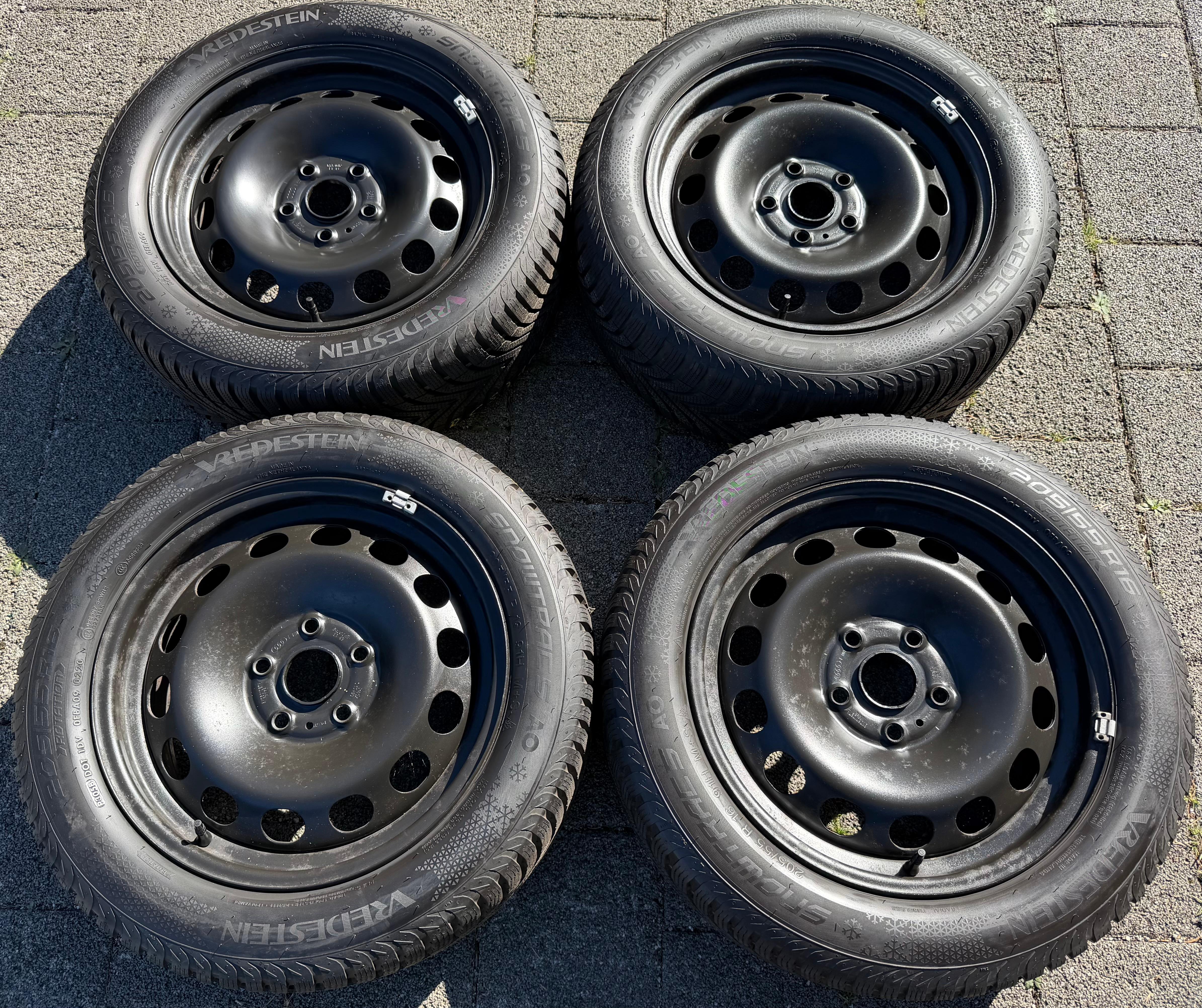 4 ruedas de invierno Audi A3 8V Sportback Cabrio 205/55R16 91H Vredestein 8V0601027A 2020