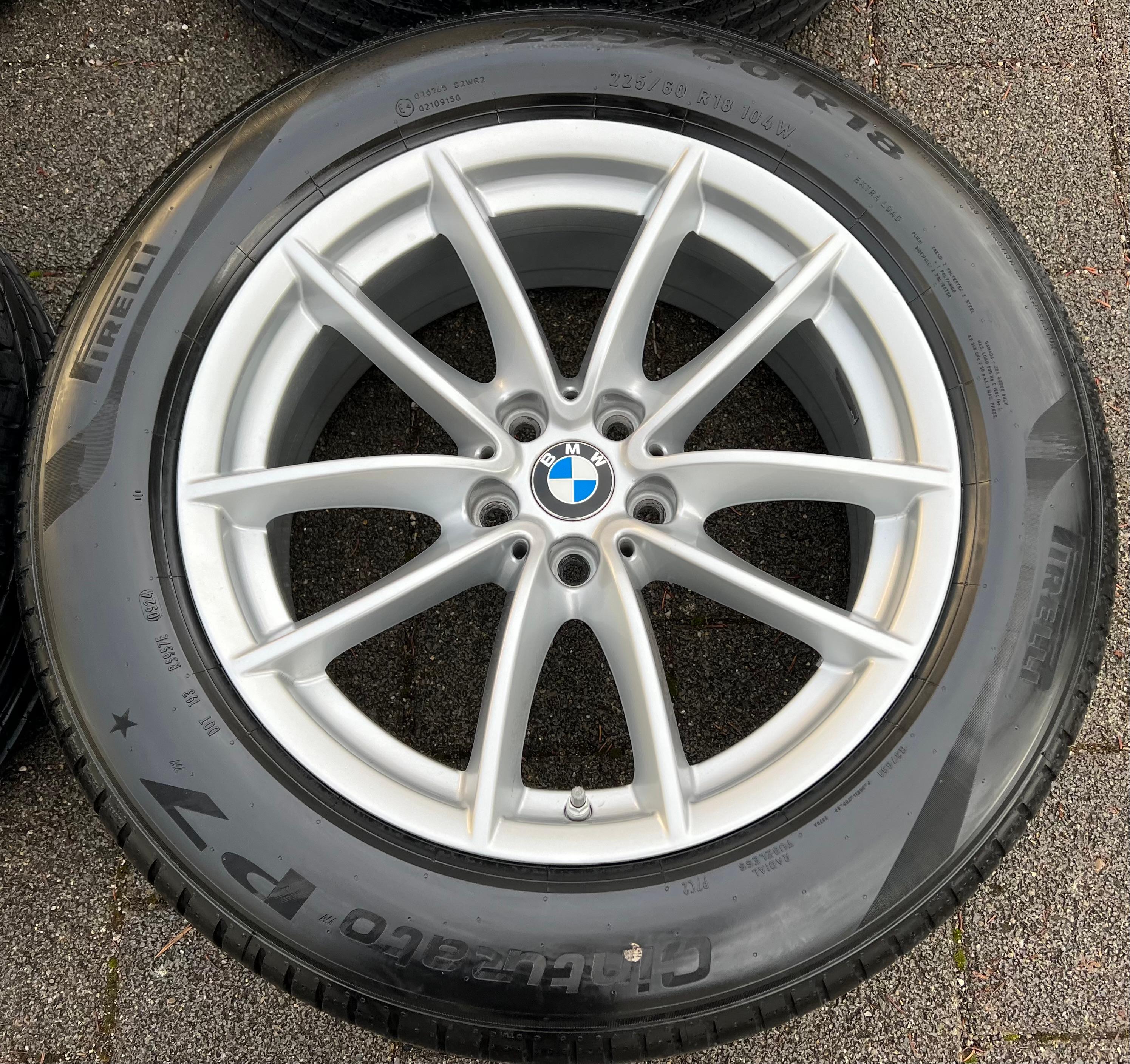 4 LLANTAS DE VERANO DE ALUMINIO 18" ORIGINALES BMW X3 G01 X4 G01 225/60R18 104W ★ 2024