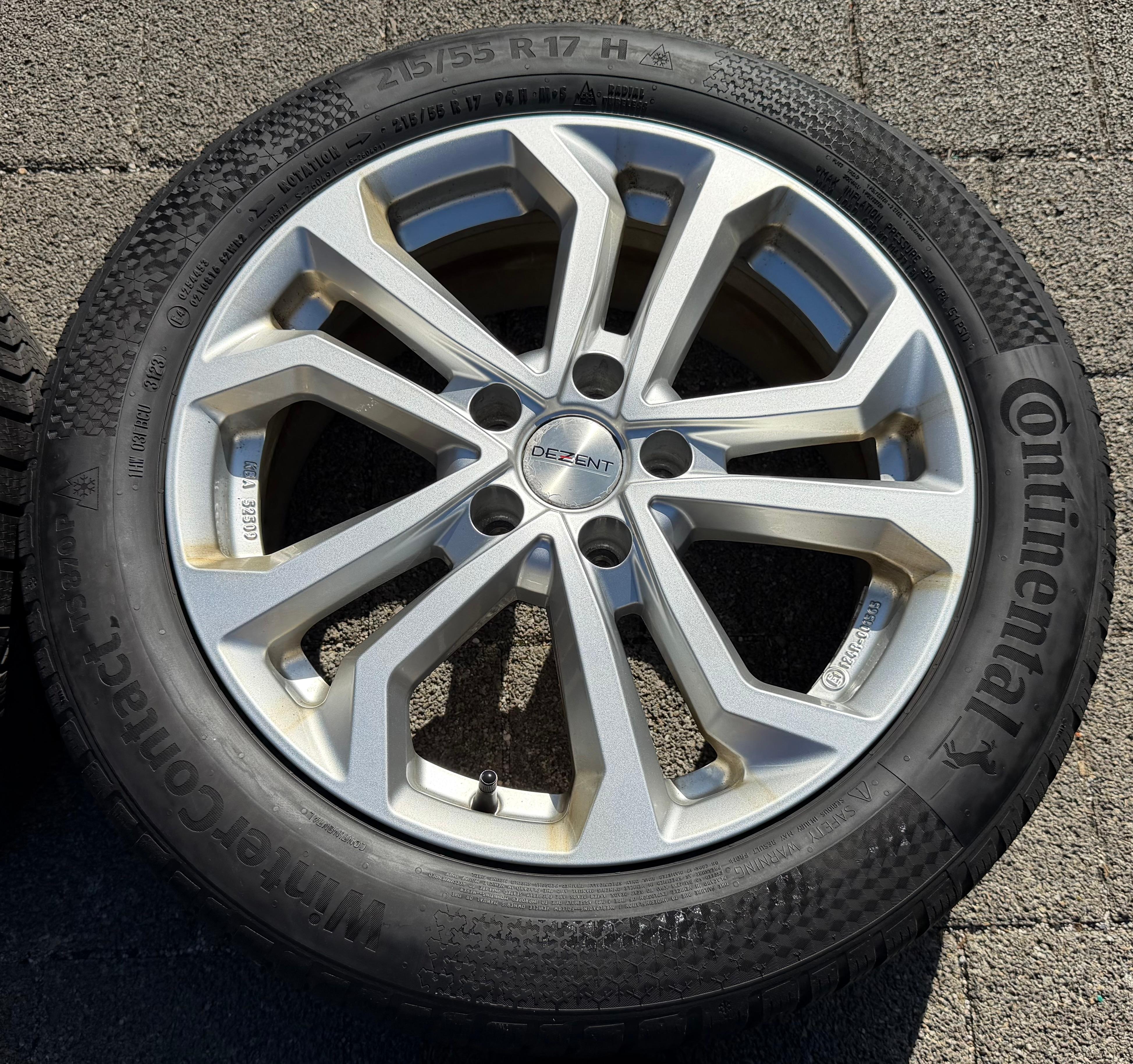 4 Alu 17" Winterräder Audi Q2 Seat Cupra Ateca Skoda Superb VW Passat B8 3G 2023
