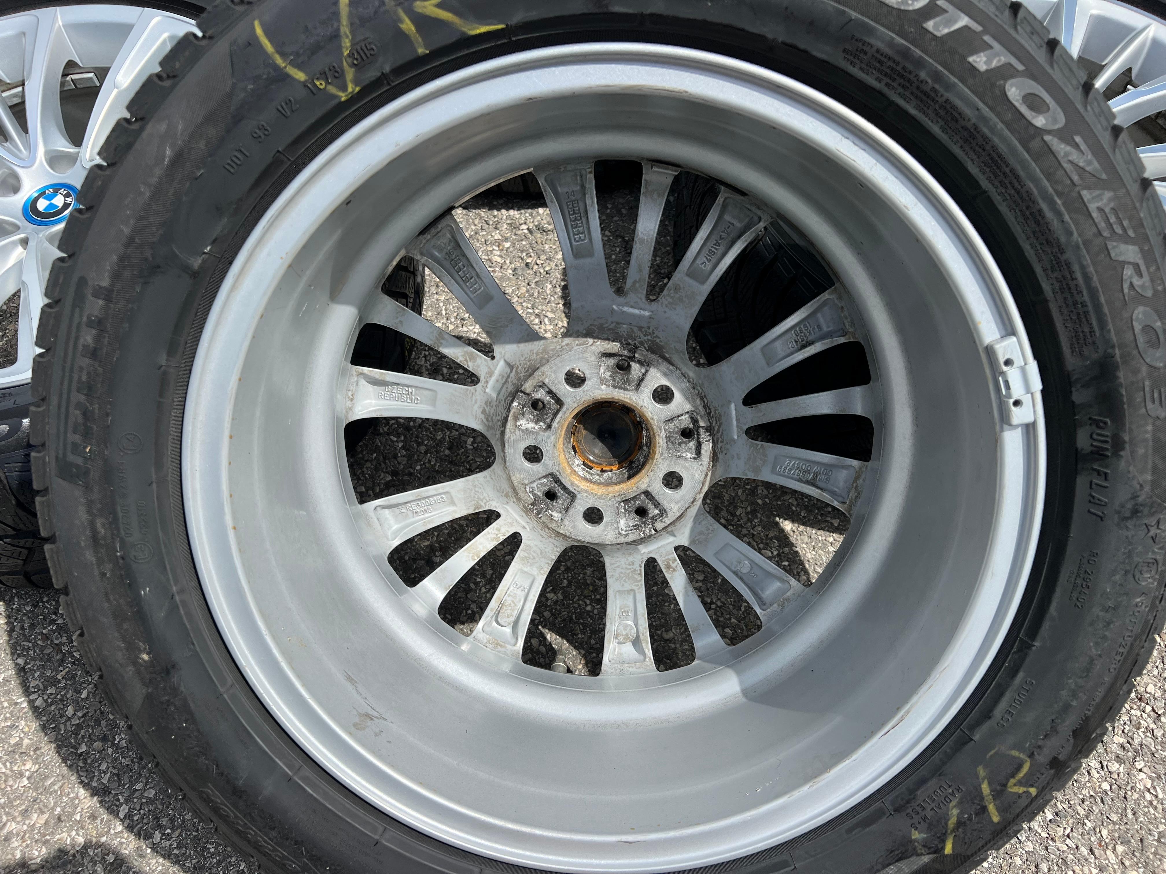 4 LLANTAS DE INVIERNO ORIGINALES DE ALUMINIO 18" BMW SERIE 7 G11 G12 STYLING 643 6867339 ENTREGA GRATUITA