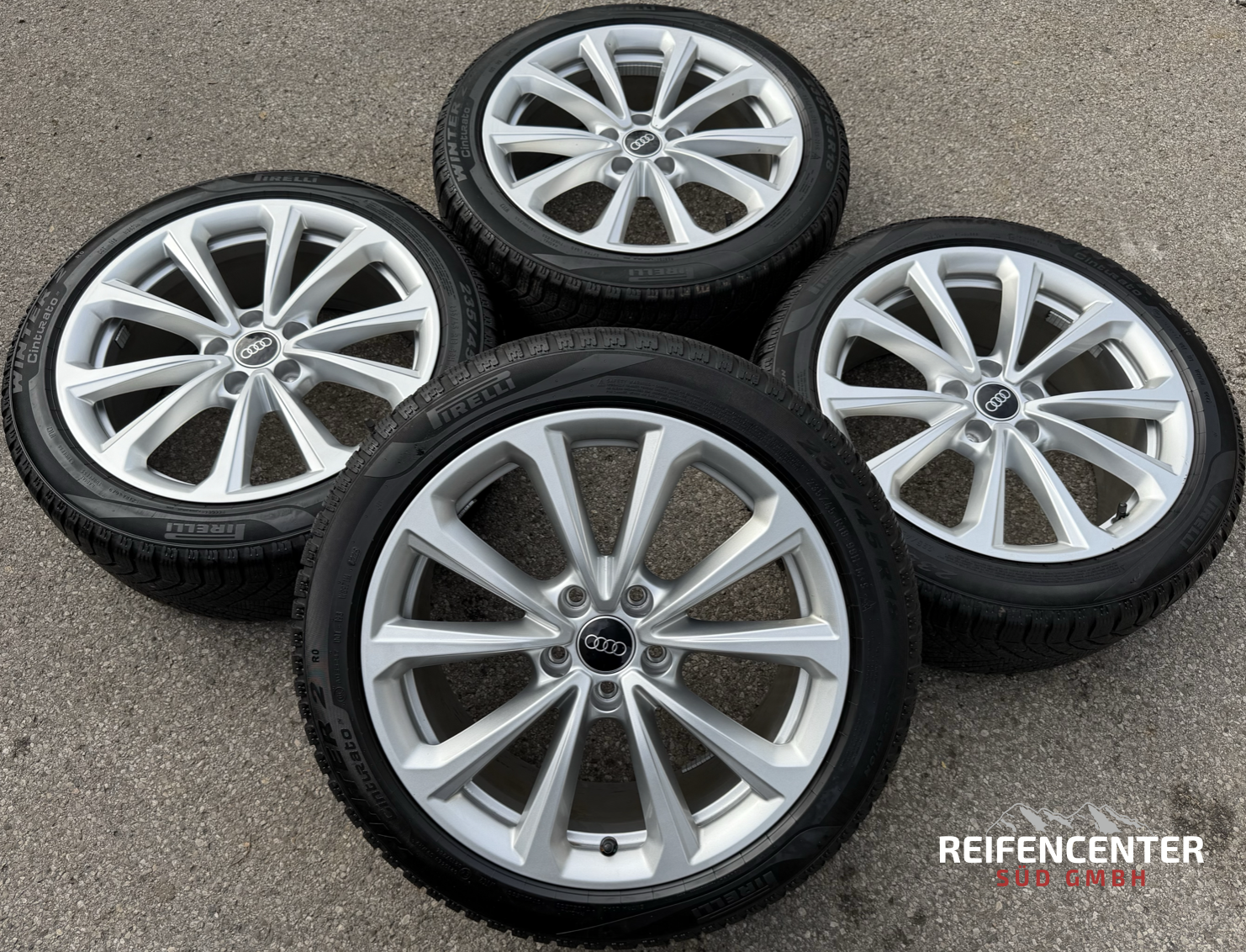 4 llantas de aleación originales de 18" para invierno AUDI A5 S5 FU2 B10 8B3601025D 235/45R18 98H 2025