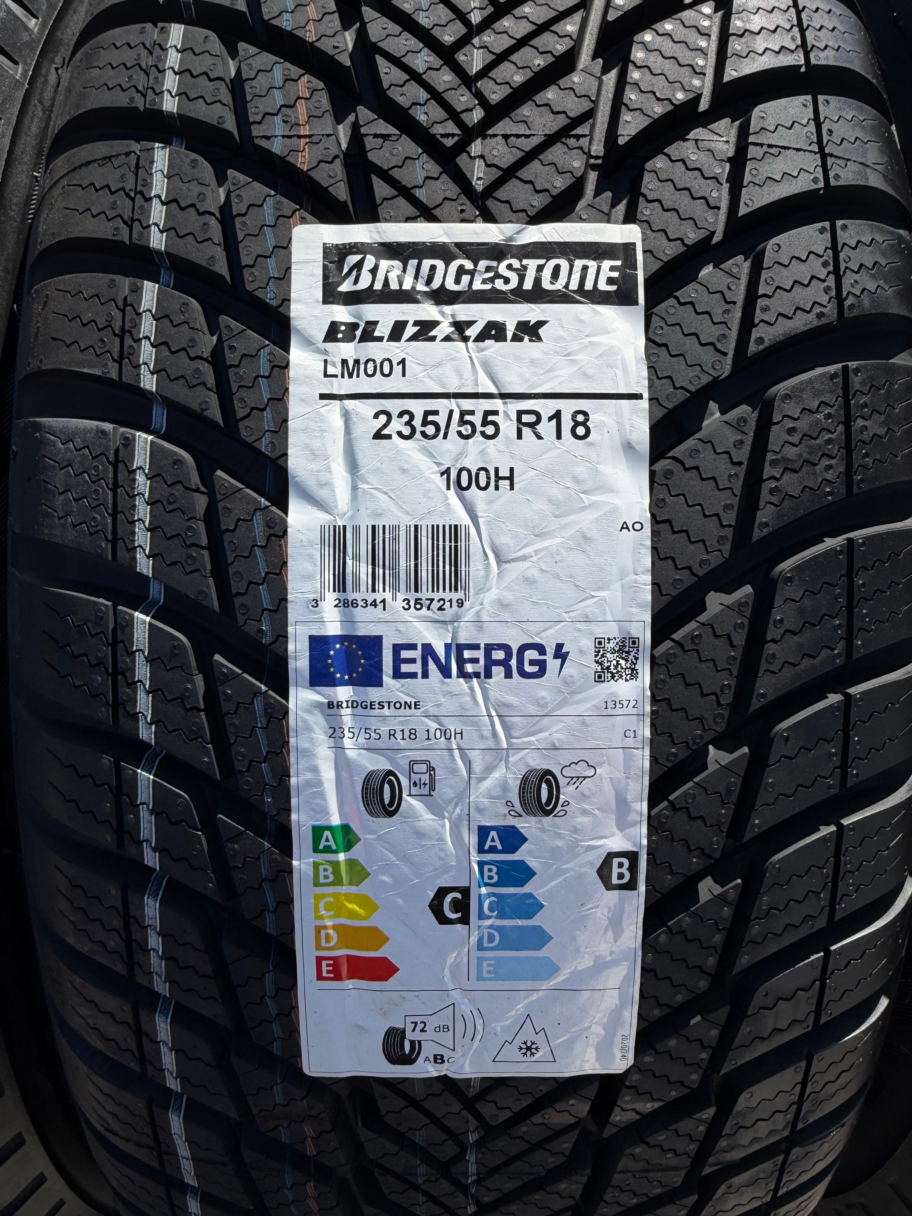 4 llantas de aluminio originales de invierno de 18" para Audi A6 Allroad 4K C8 4K0601025D 235/55R18 100H Bridgestone, NUEVAS