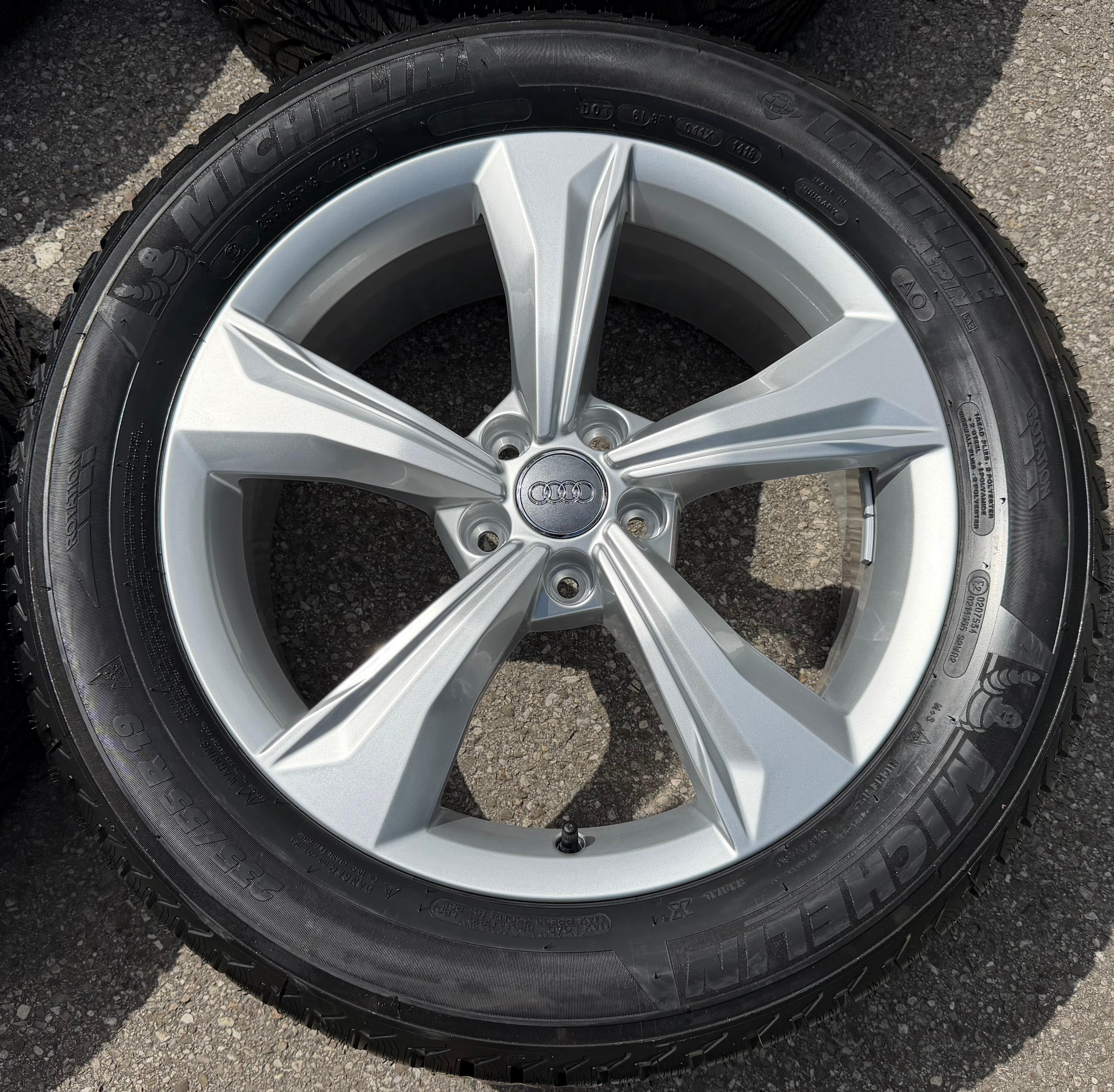 4 Original 19" Alu Winterräder Audi Q5 SQ5 FY 80A601025K 235/55R19 101H Michelin