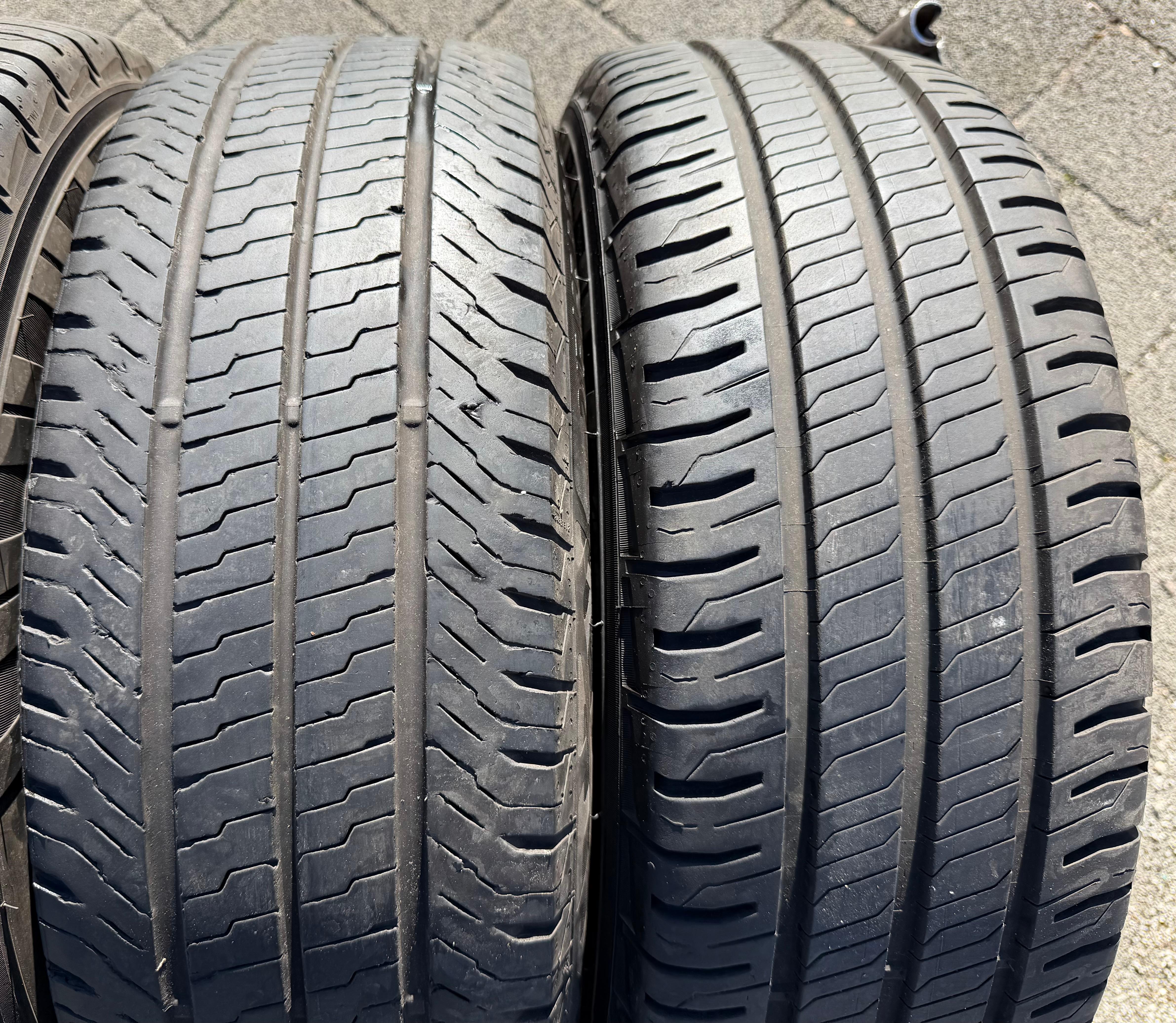4 ruote estive in lega originali VW Bus T5 T6 T6.1 215/65R16C Clayton 7E0601025N