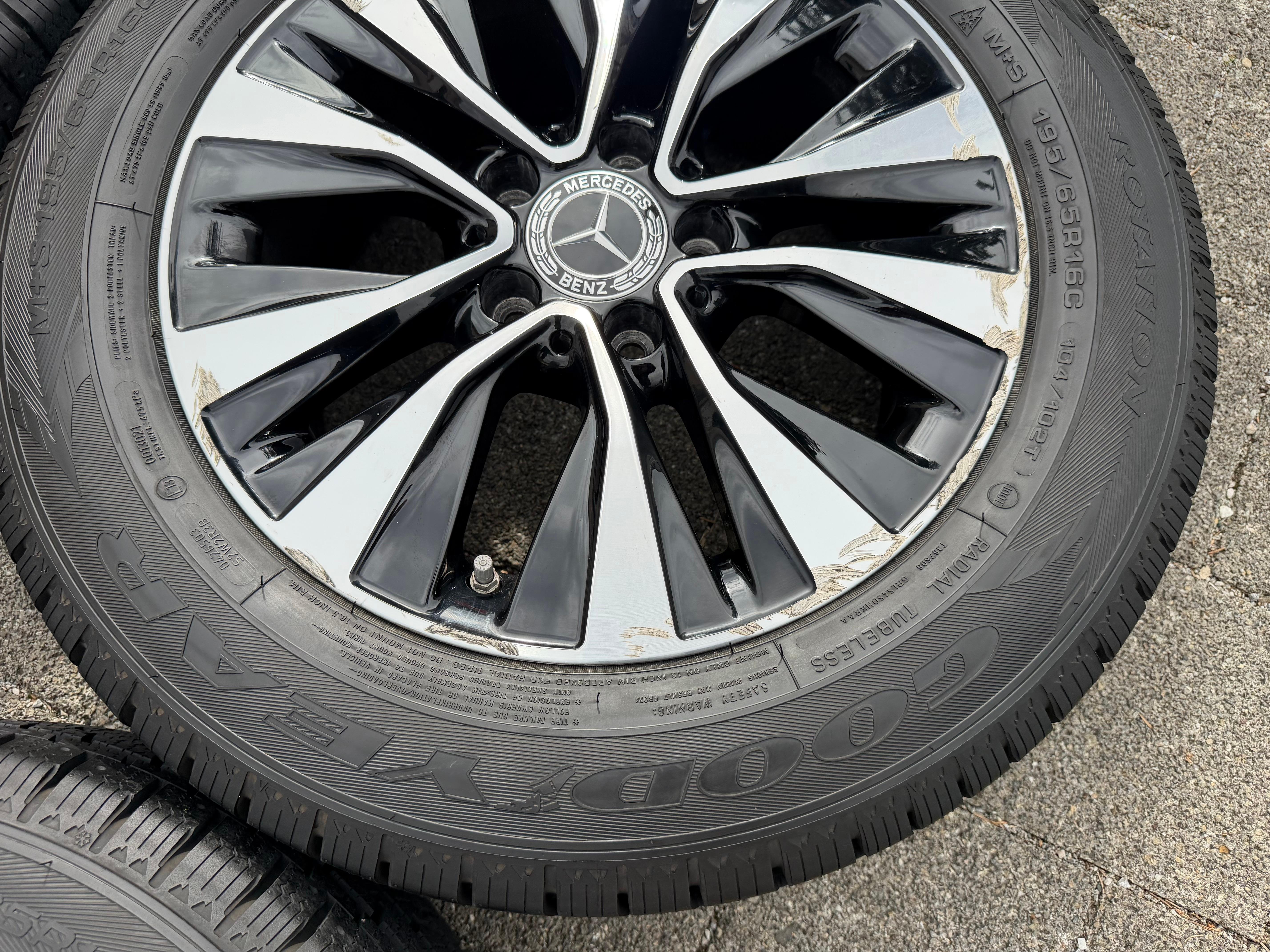 4 ORIGINAL 16" ALUFELGEN MERCEDES A-KLASSE W177 B-KLASSE W247 CLA W118 A1774010000 RDKS