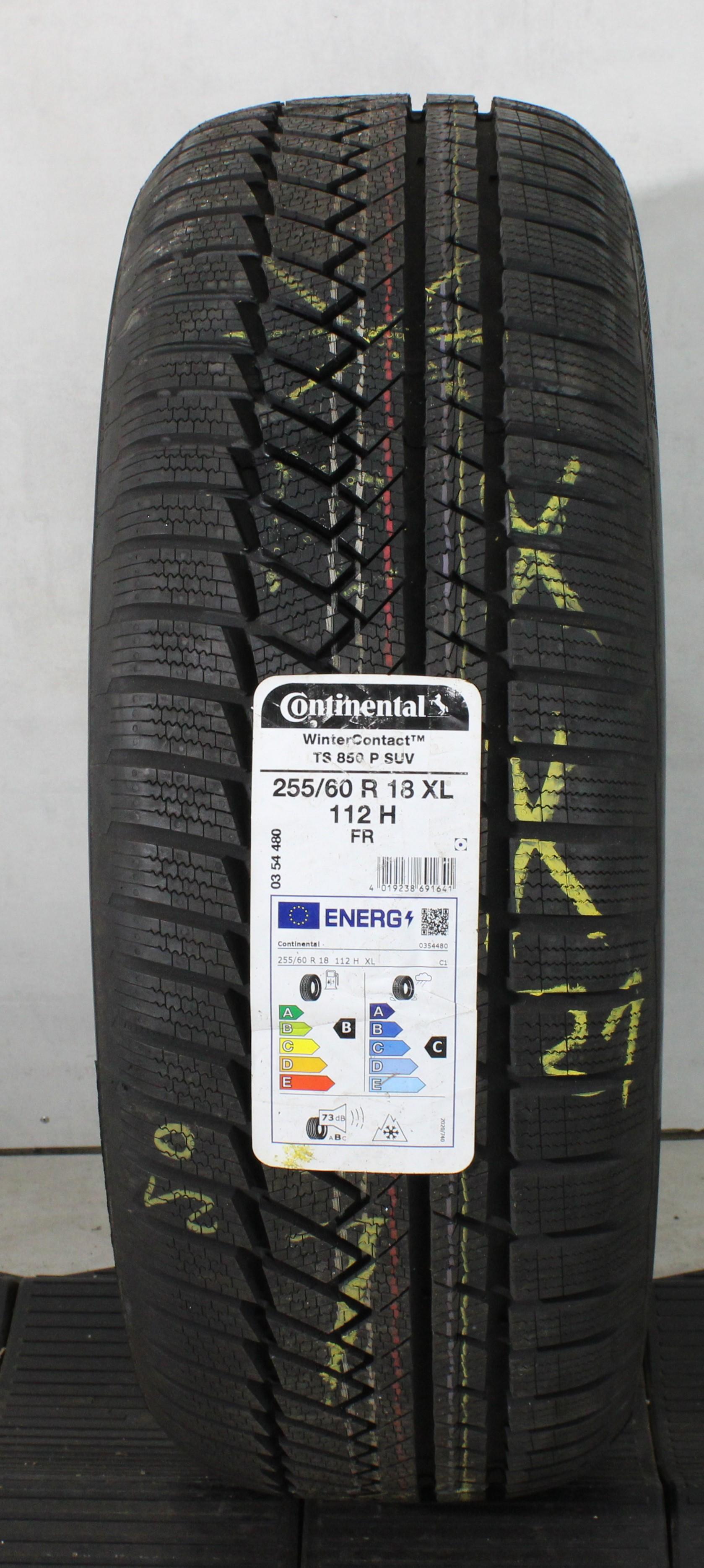 1 x 255/60R18 112H Winterreifen Continental Winter Contact TS850P NEU 2021 XL