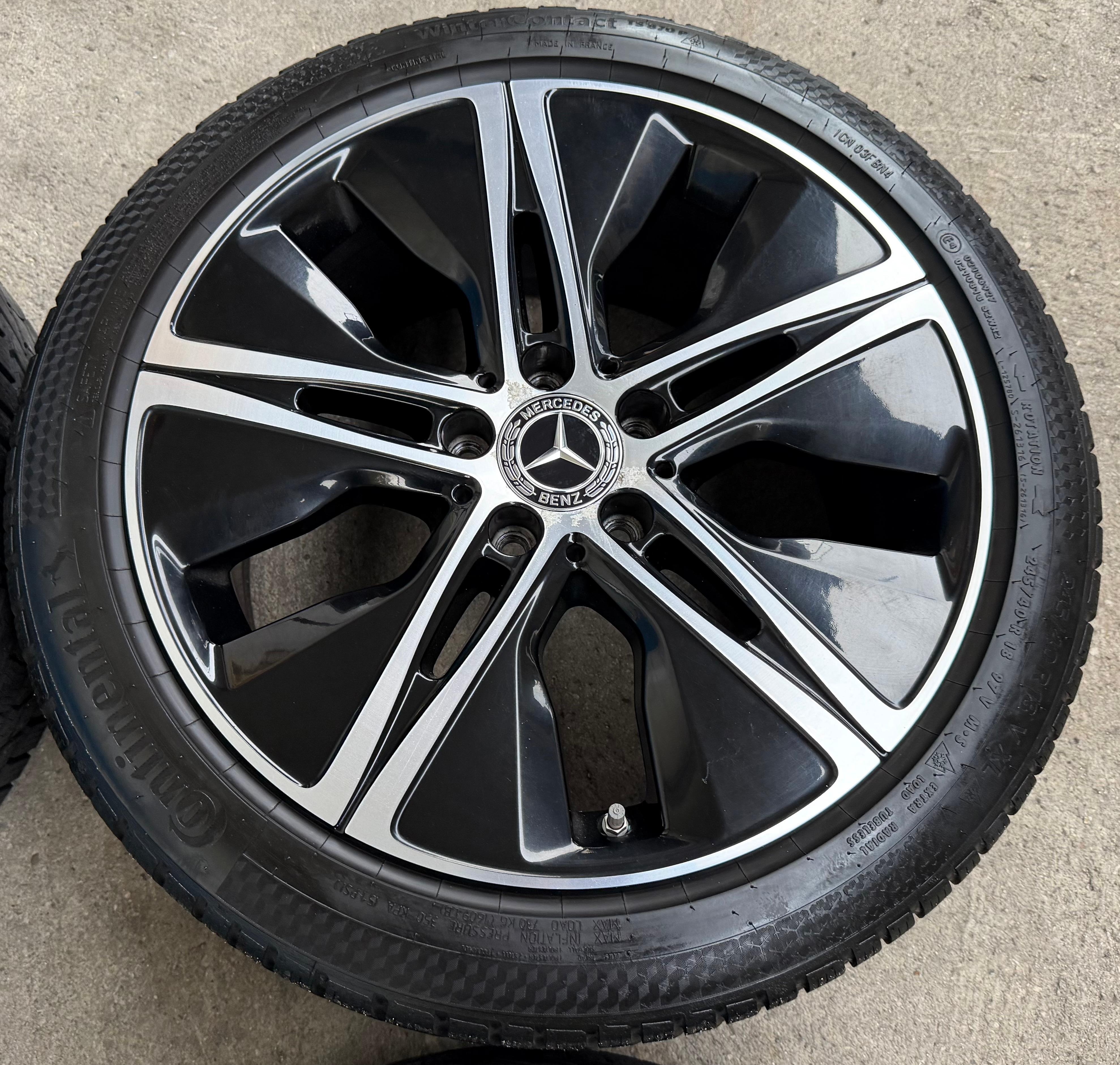 4 ORIGINAL 18" ALUFELGEN MERCEDES C-KLASSE W205 A2054018200 A2054018300 RDKS
