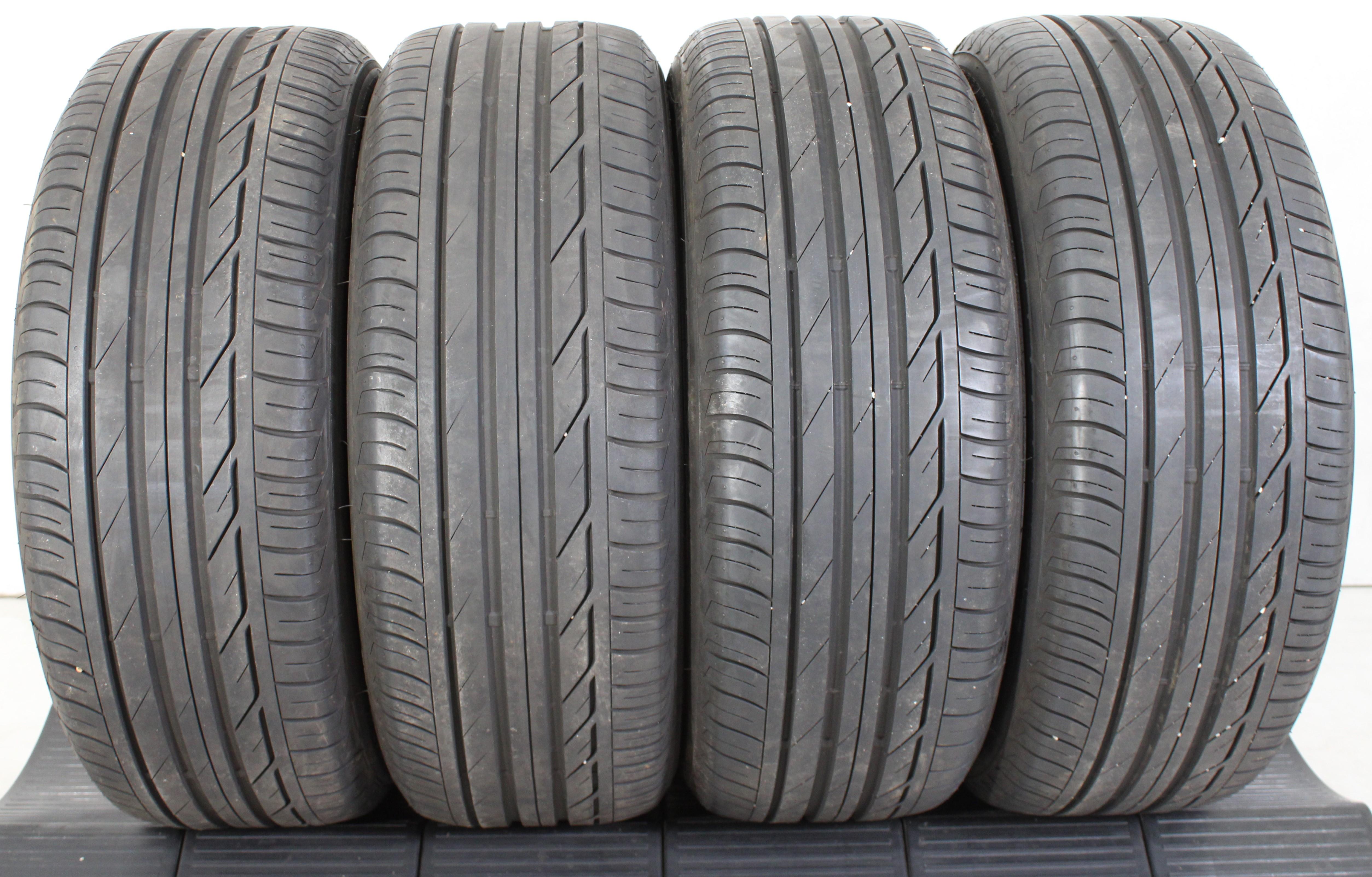 4 x 225/50R18 95W Sommerreifen Bridgestone Turanza T001 Runflat 2x5,5-6mm/2x6,5-7mm 2017 *