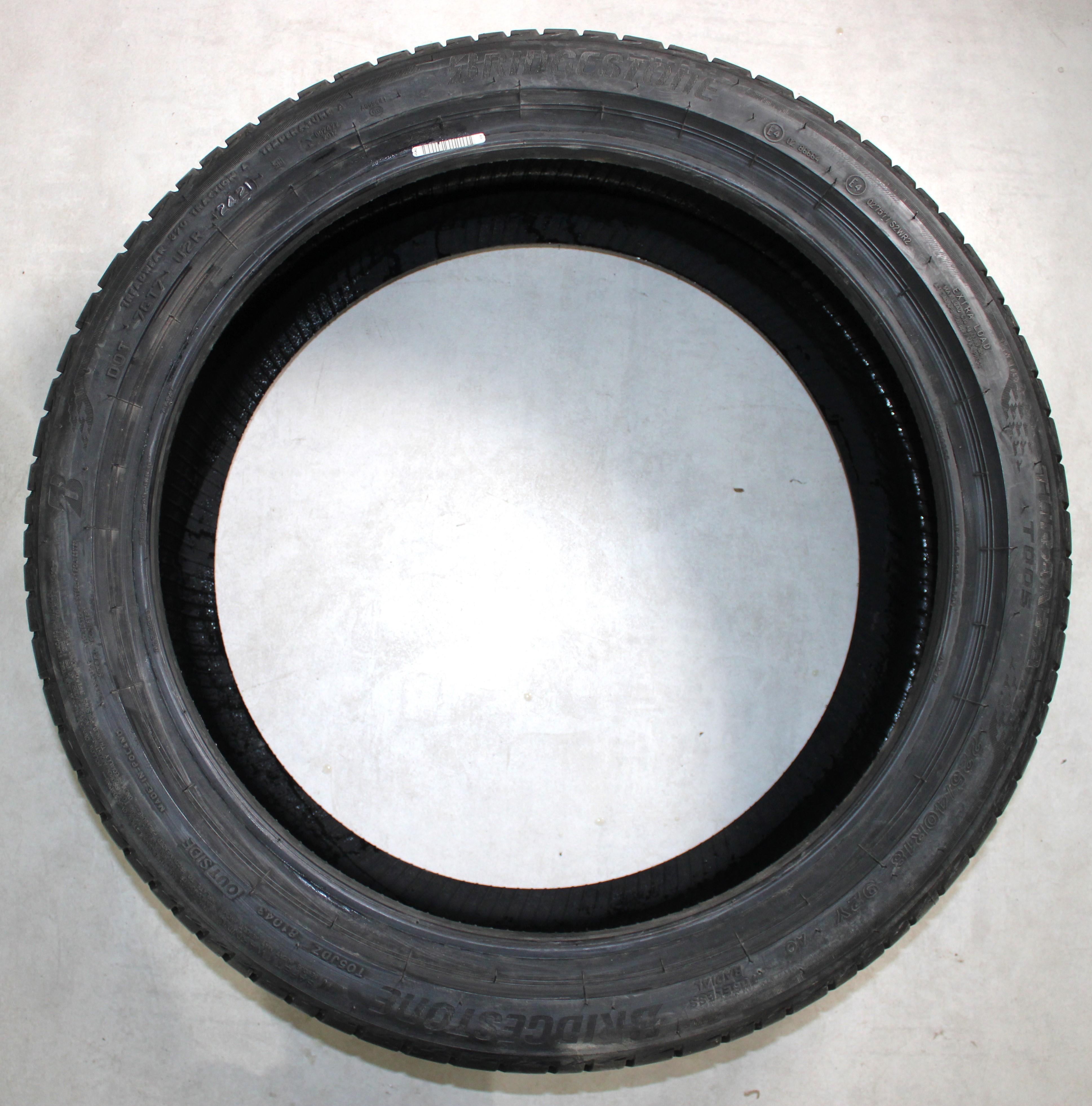 4 x 225/40R18 92Y Sommerreifen Bridgestone Turanza T005 Volles Profil 2021 AO NEU