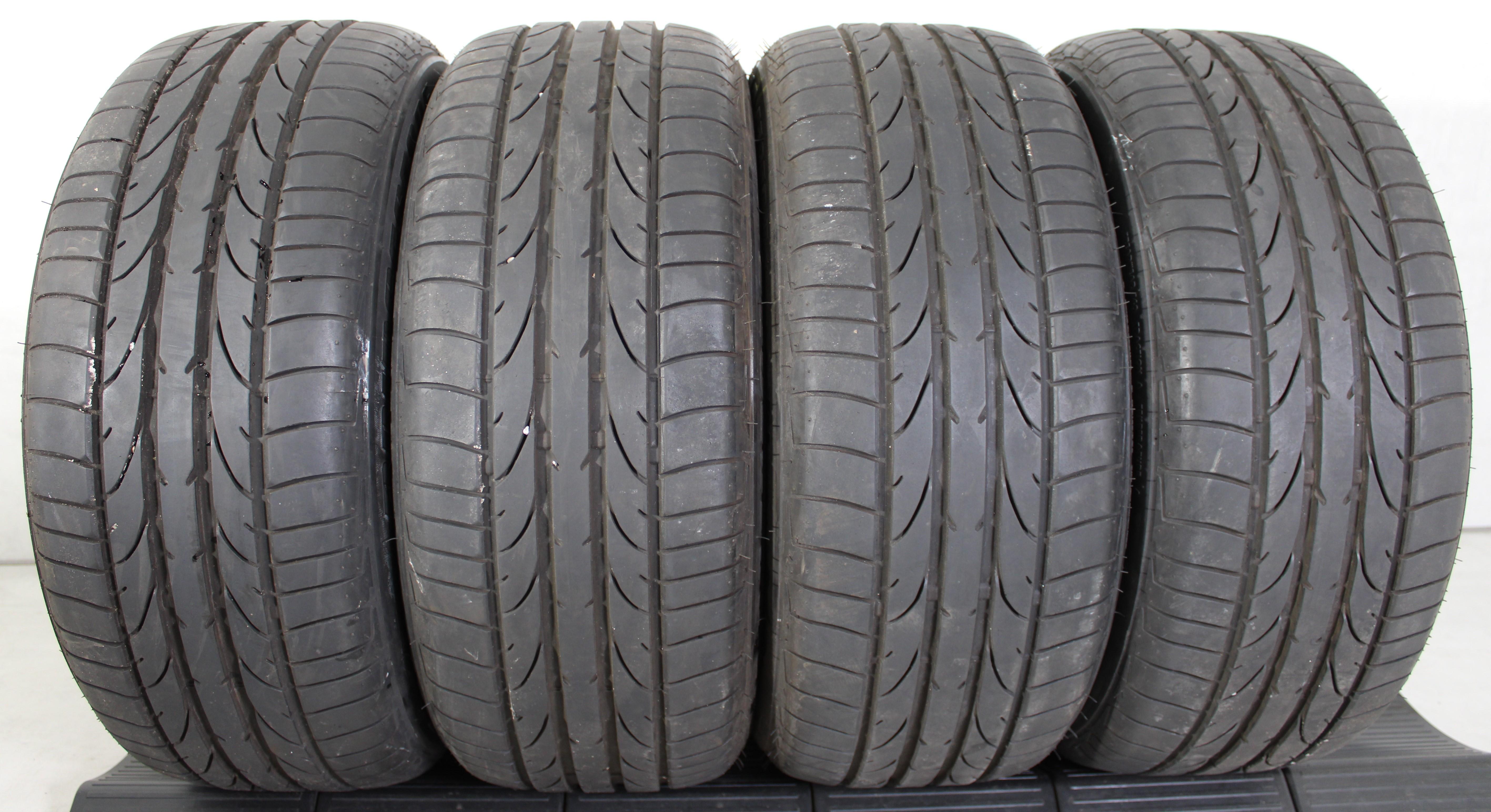 4 x 225/50R16 92V neumáticos de verano Bridgestone Potenza RE050 I Runflat 3x6,5-7mm/1x7-7,5mm 3x2017/1x2019 *