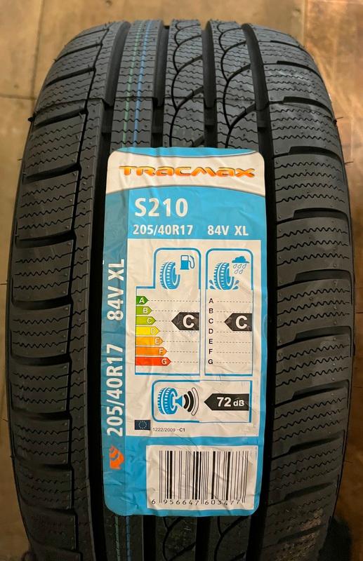 4 x 205/40R17 84V neumáticos de invierno Tracmax Ice-Plus S210 NUEVOS 2019