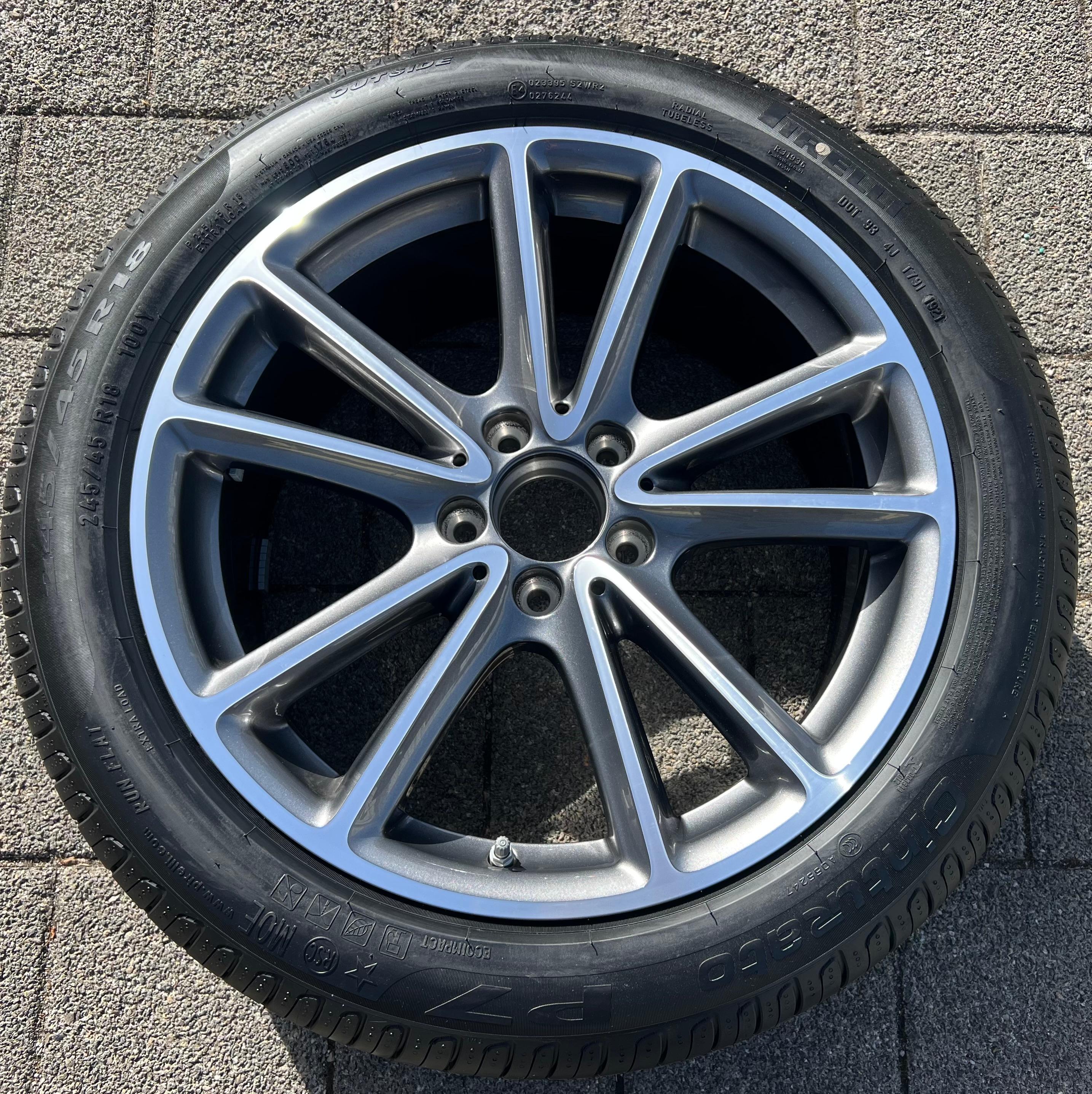 1 X ORIGINAL 18" ALUFELGE FELGE MERCEDES CLS KLASSE W257 A2574010800 8x18 ET33