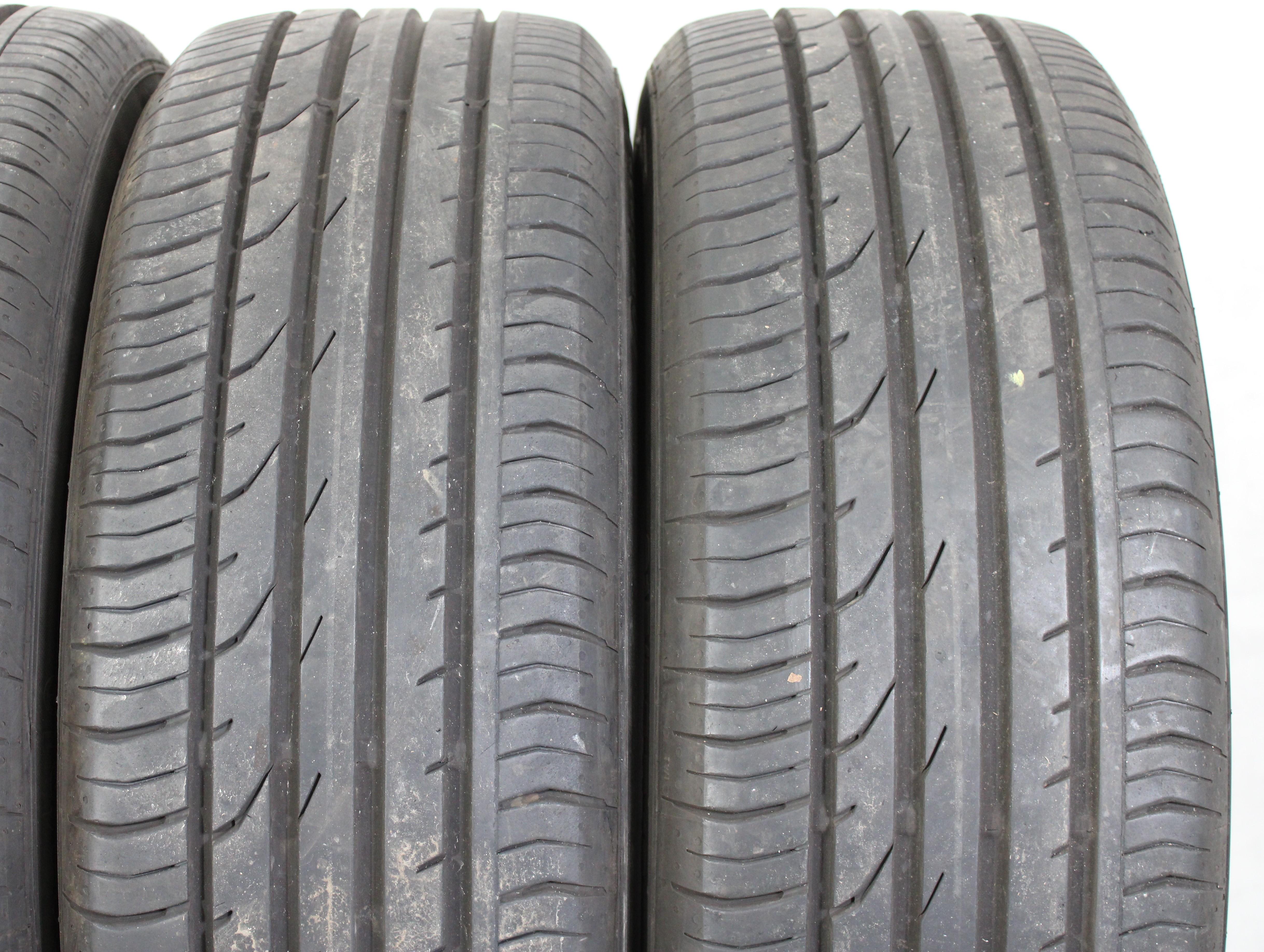 4 x 215/55R18 95H Sommerreifen Continental Premium Contact 2 7-7,5mm 2016
