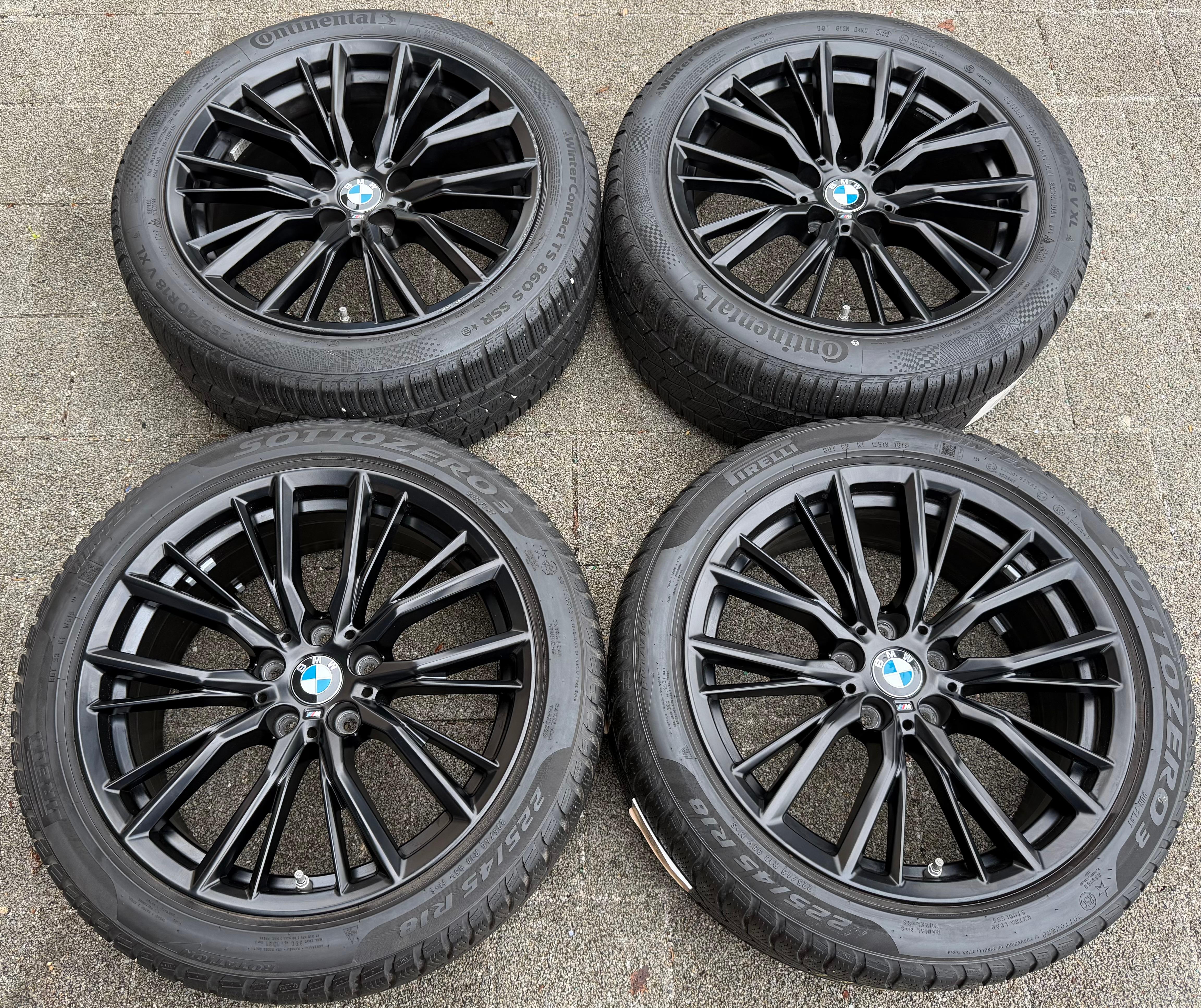 4 Original 18" Alu Winterräder BMW 3ER Reihe G20 G21 4ER G22 G23 2ER G42 M796 RDKS