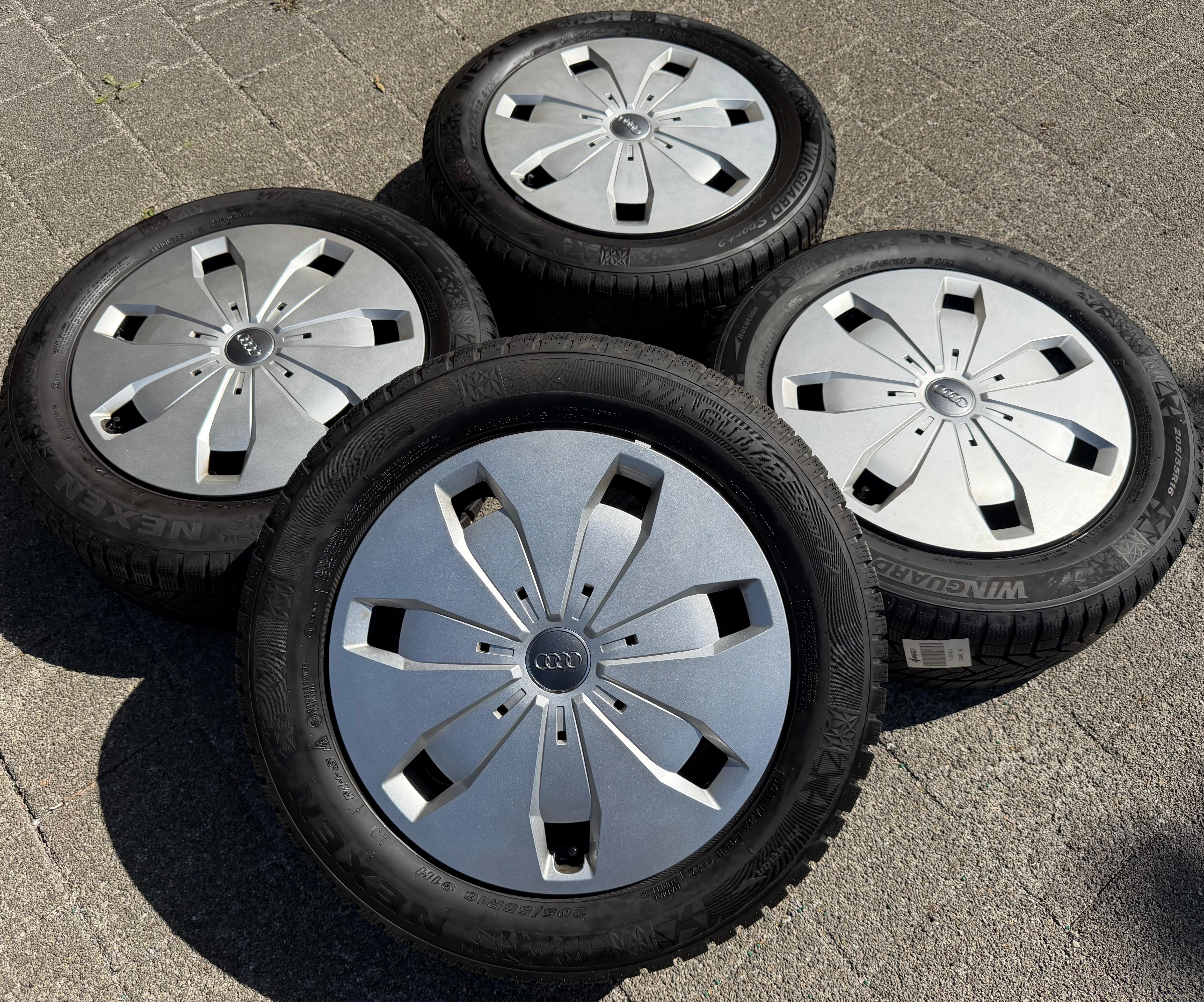 4 Winterräder Audi A3 8V Sportback Cabrio  205/55R16 91H Nexen 8V0601027A 2022