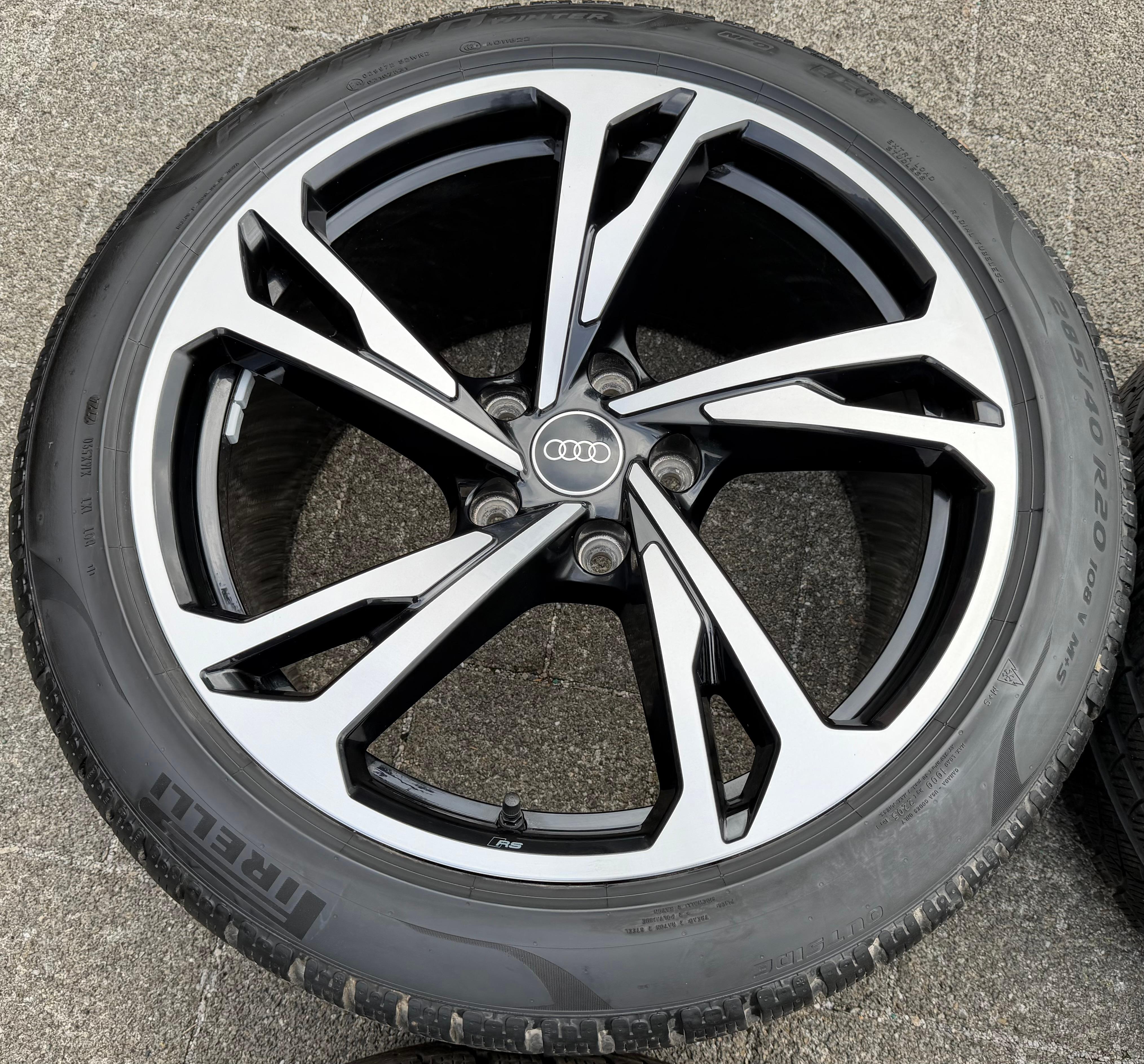 4 ORIGINAL 20" ALU WINTERRÄDER AUDI ETRON E-TRON GT 4J3601025AM 4J3601025AL