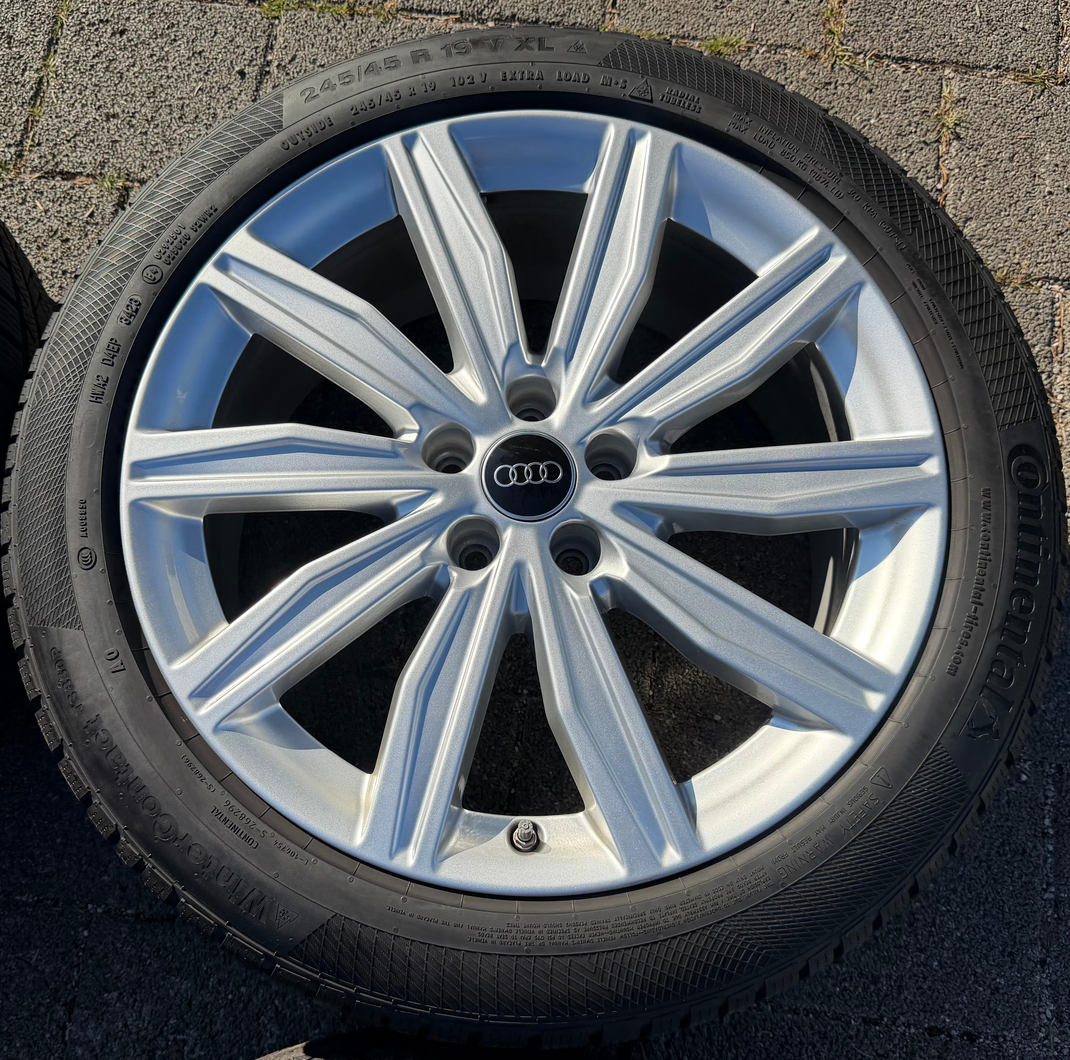 4 Original 19" Alu Winterräder Audi A6 S6 C8 4K F2 4K0601025DS 245/45R19 102V 2023 RDKS